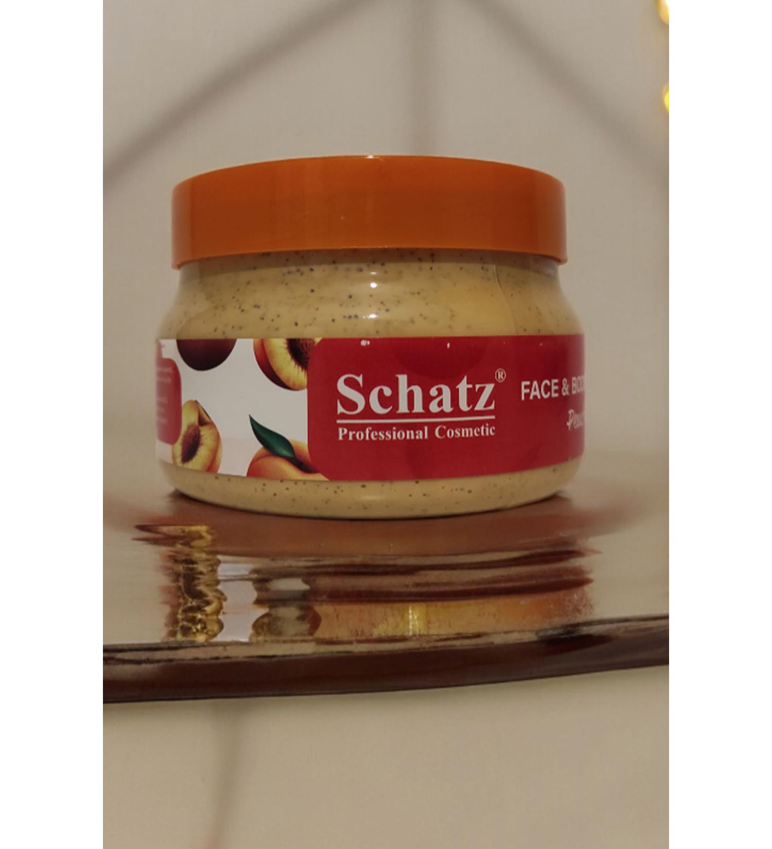 Schatz Peach Essence Face and Body Scrub 350 ml. Peach - Buy Online on GoSupps.com