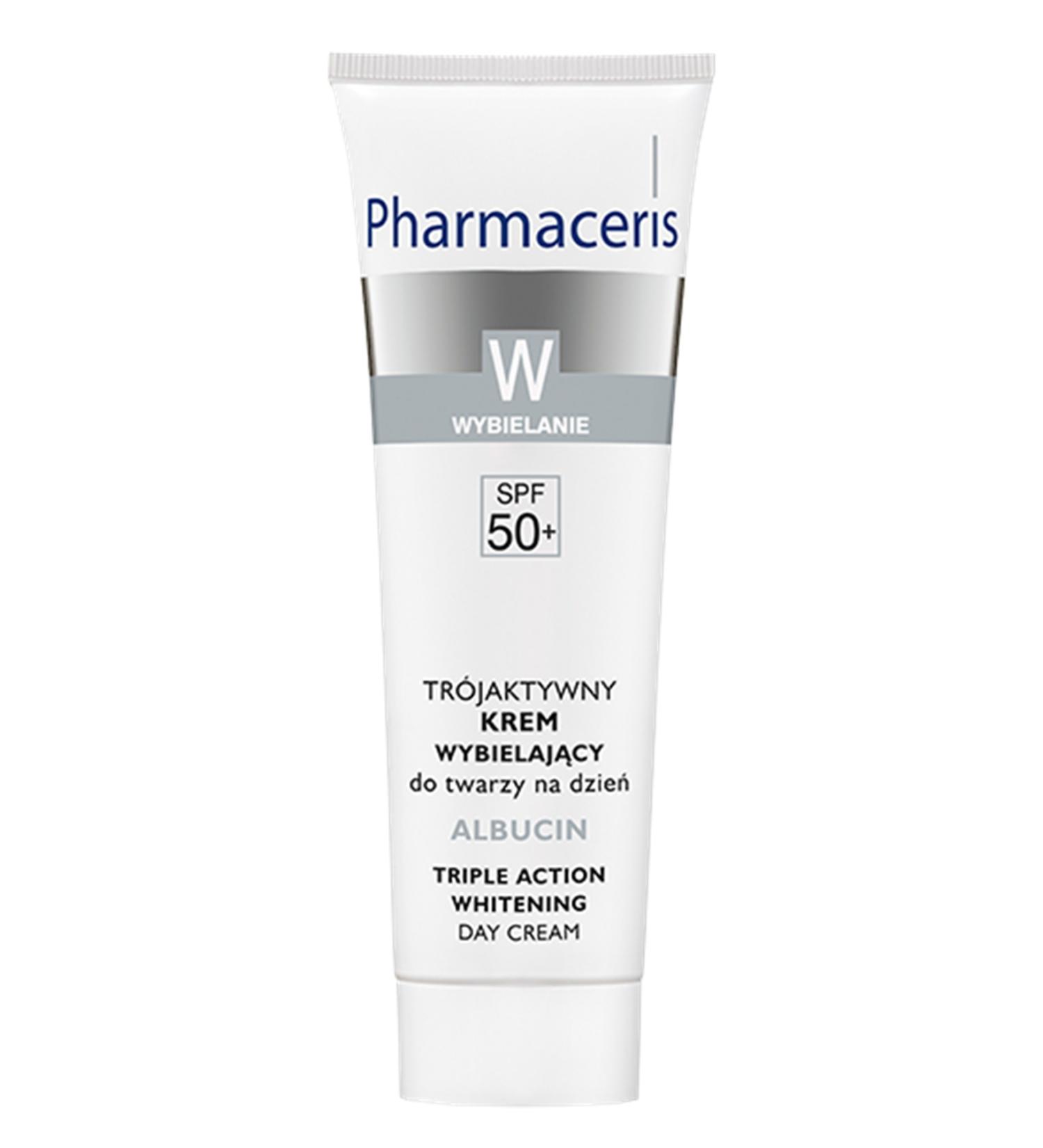 Pharmaceris Albucin Triple Action Whitening Day Cream Spf 50 30 ml