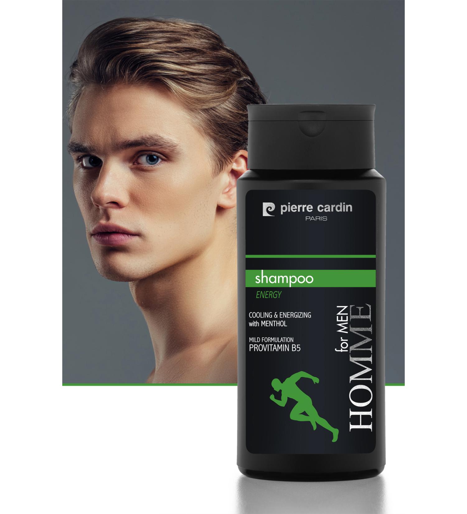 Pierre Cardin Shampoo 400 ml - Energy Shampoo - Buy Online on GoSupps.com