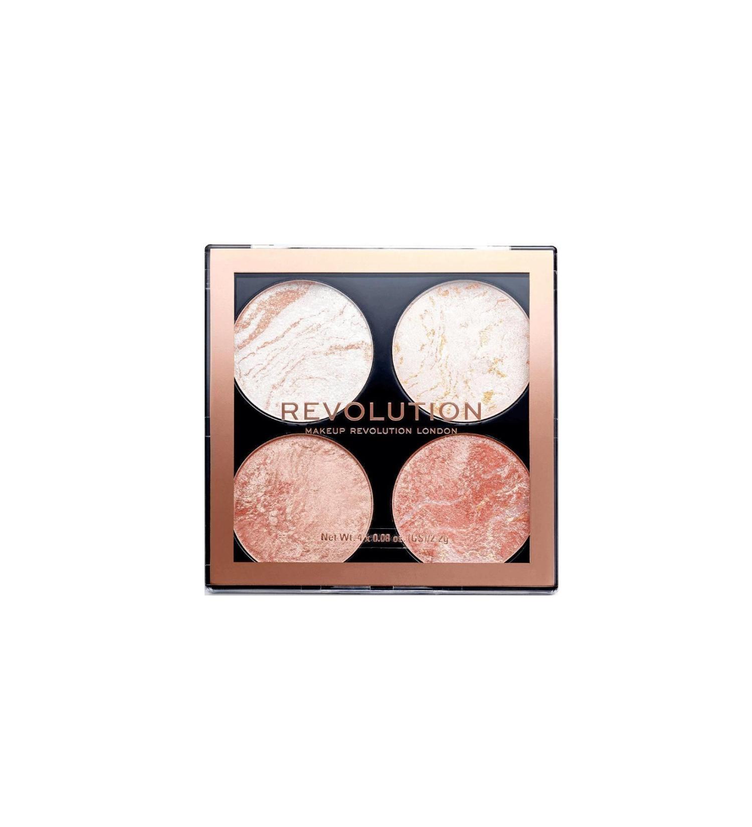 Revolution Cheek Kit Bronzing and Illuminating 4-Blush Palette
