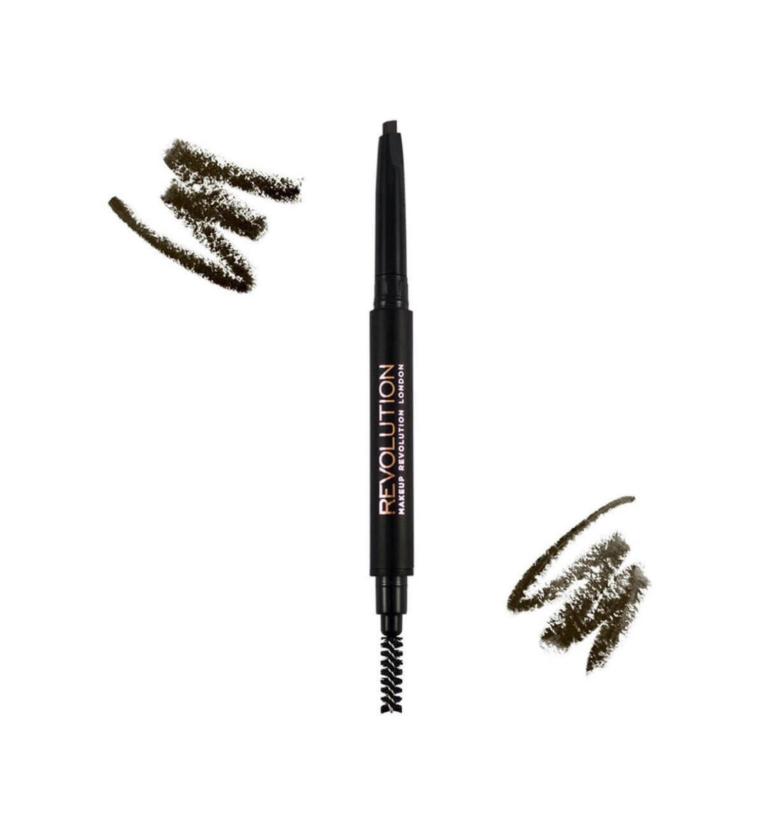 Revolution Brand: Duo Brow Pencil Dark Brown Category: Eyeliner