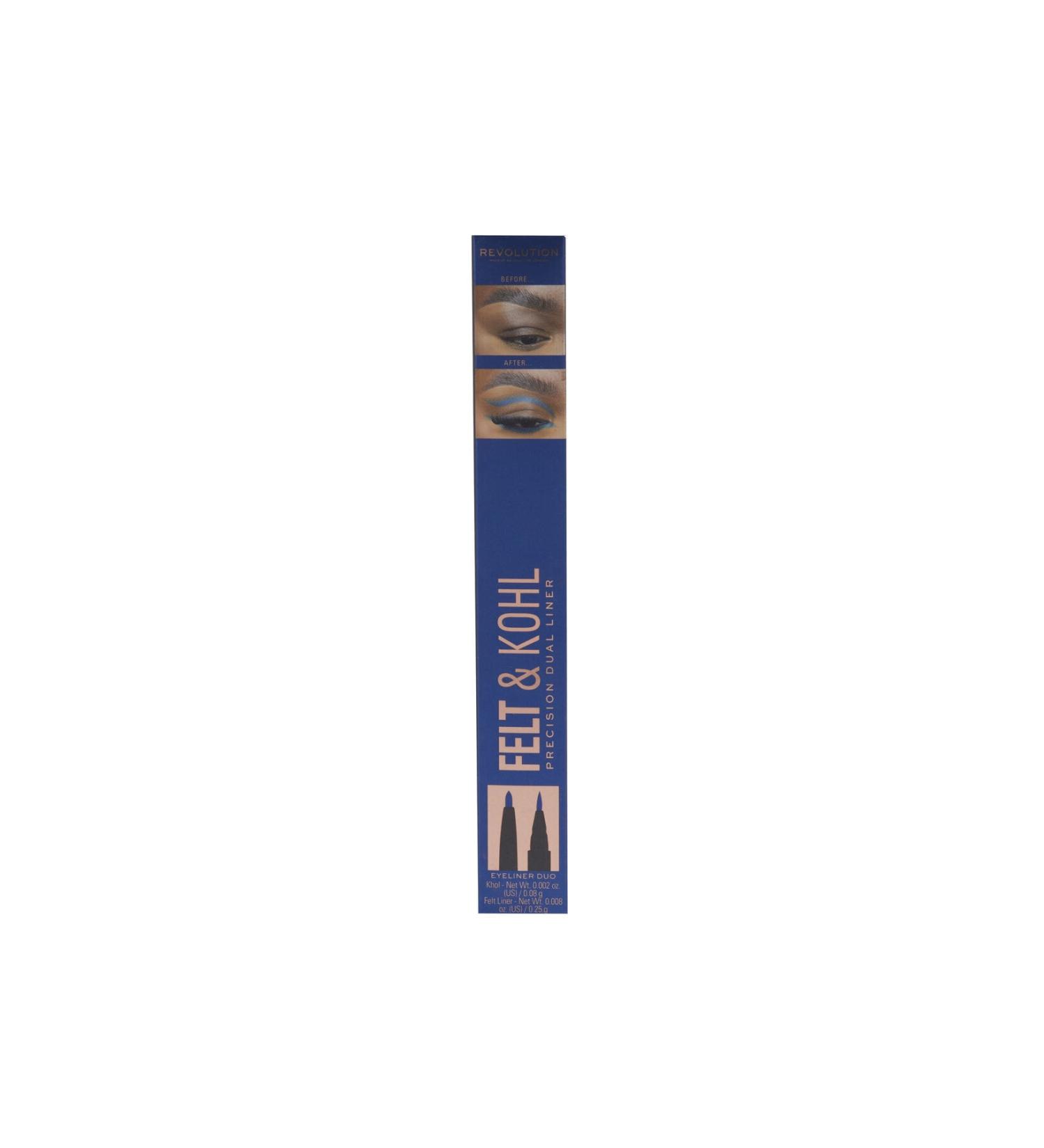 Revolution Felt And Kohl Precision Dual Liner