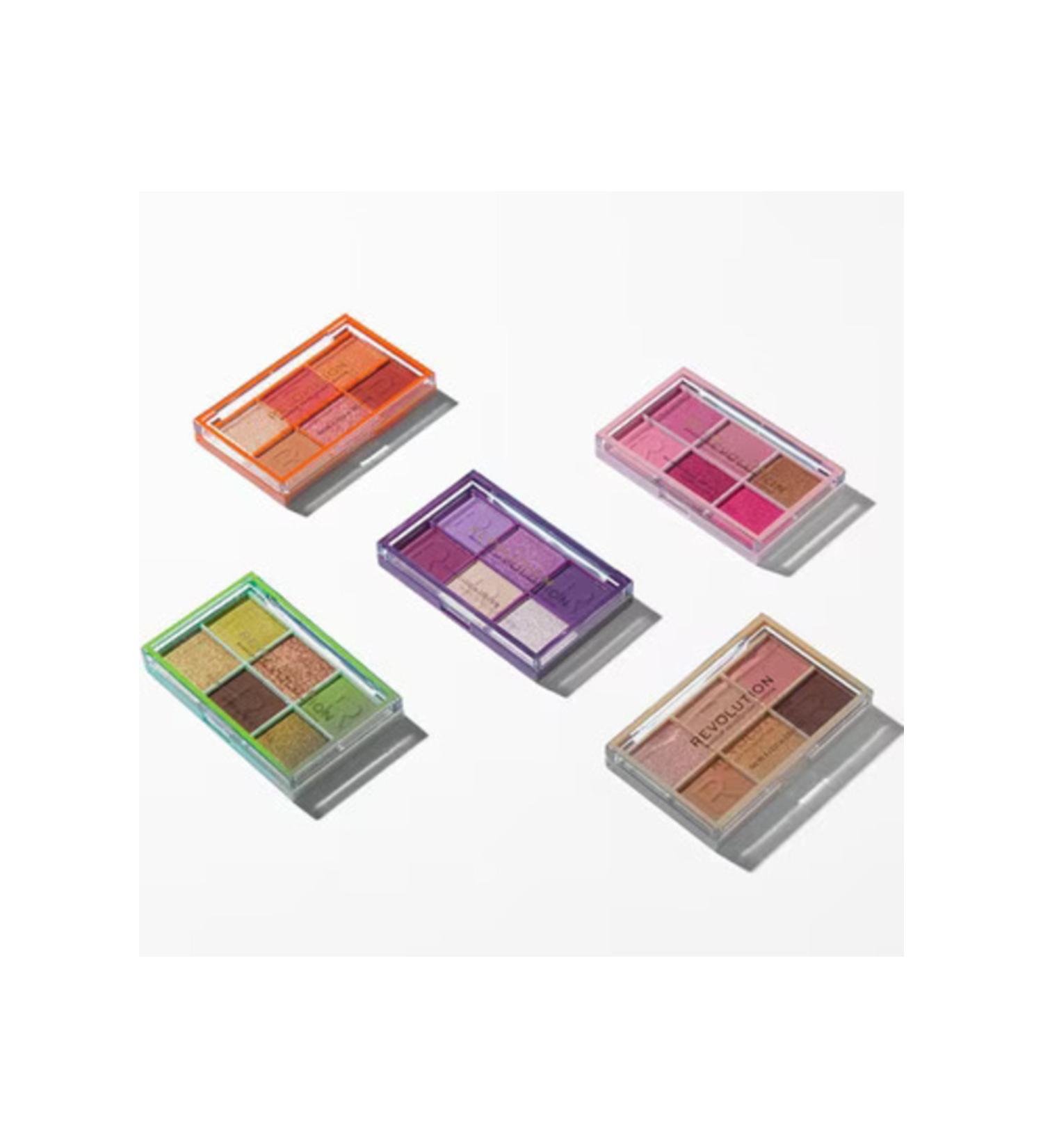 Revolution Reloaded Marvelous Mattes Colorful 15-Piece Eyeshadow Palette - Buy Online on GoSupps.com