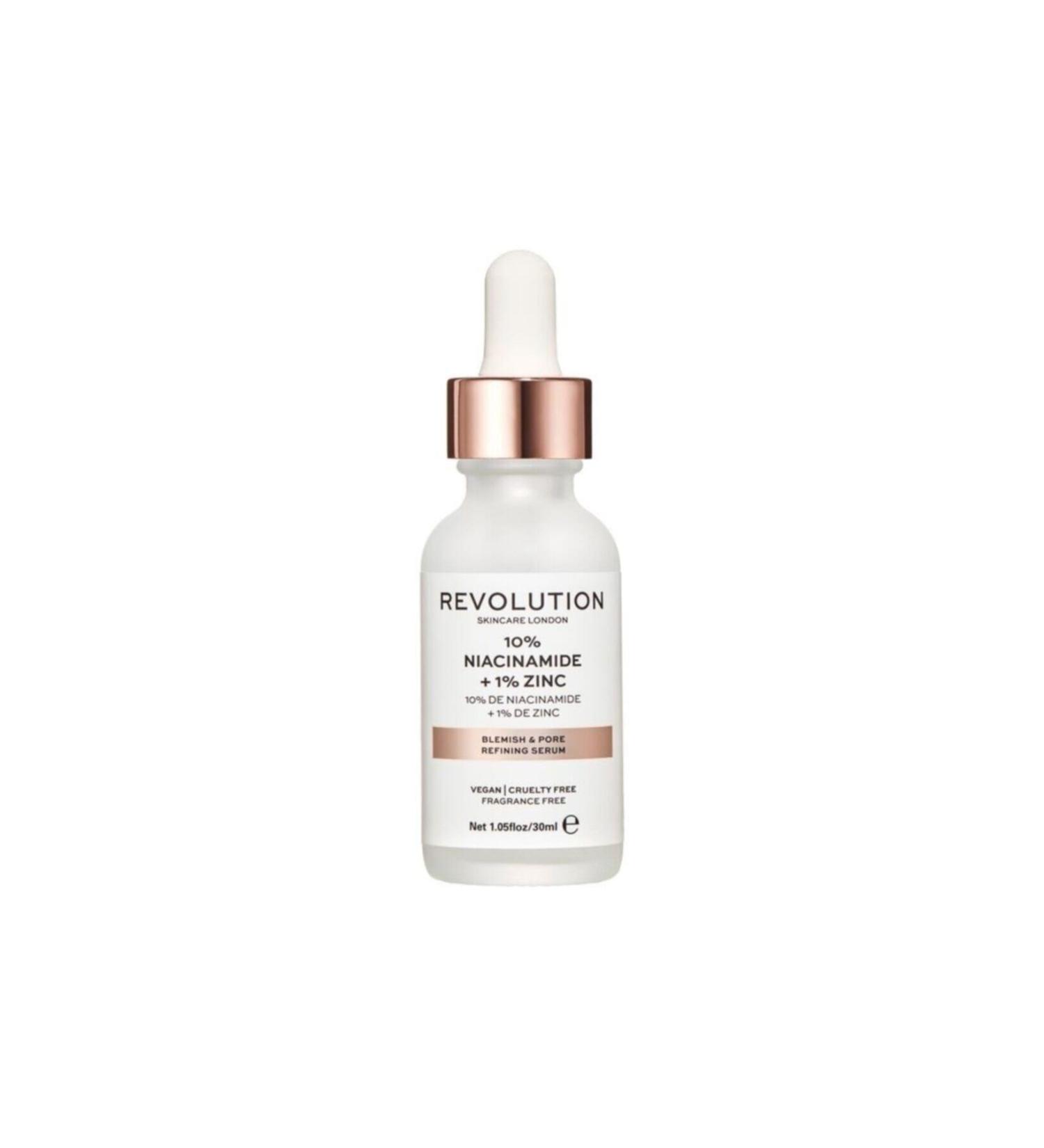 Revolution Skin Acne Stains and Pore Cleansing Miraculous Serum B3 Vitamin + %1 Zinc-30ml - Buy Online on GoSupps.com