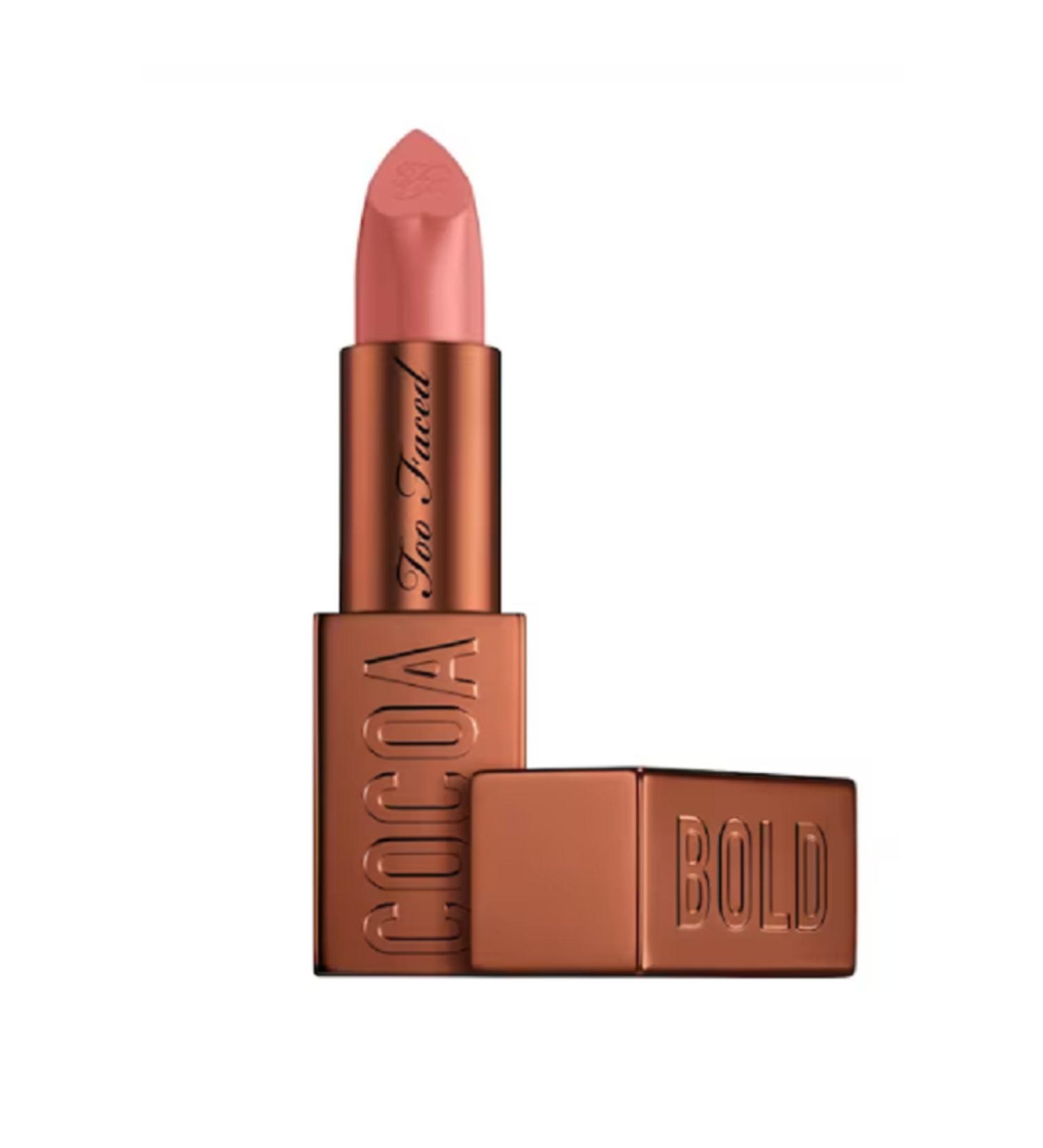 Too Faced Chocolate Scented Rich and Creamy (Milkshake) Cocoa Bold Lipstick 3.3 G