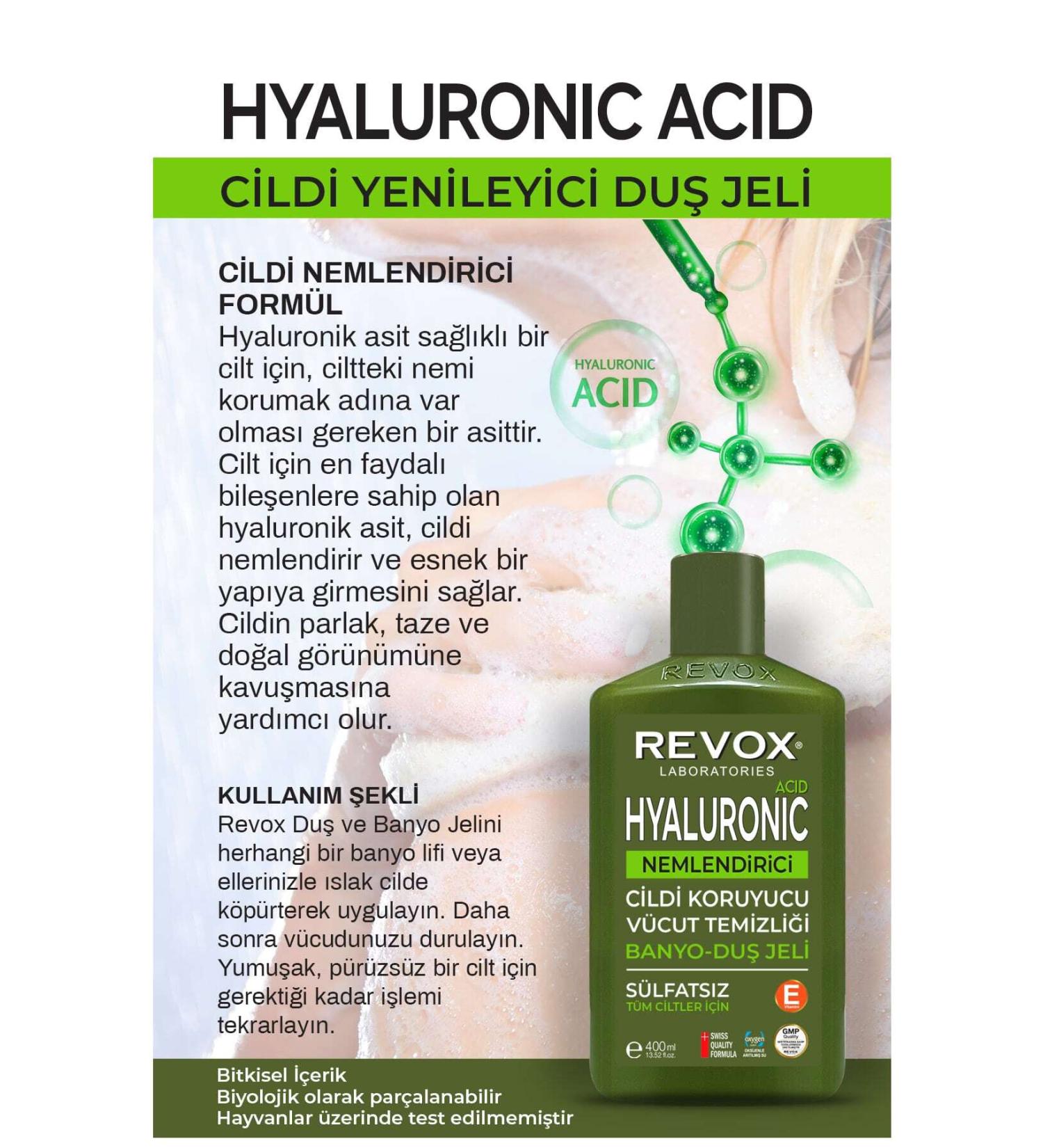 Revox Multi Mineral Complex Skin Revitalizing + Hyaluronic Acid Skin Moisturizing Shower Gel Economic Set - Buy Online on GoSupps.com