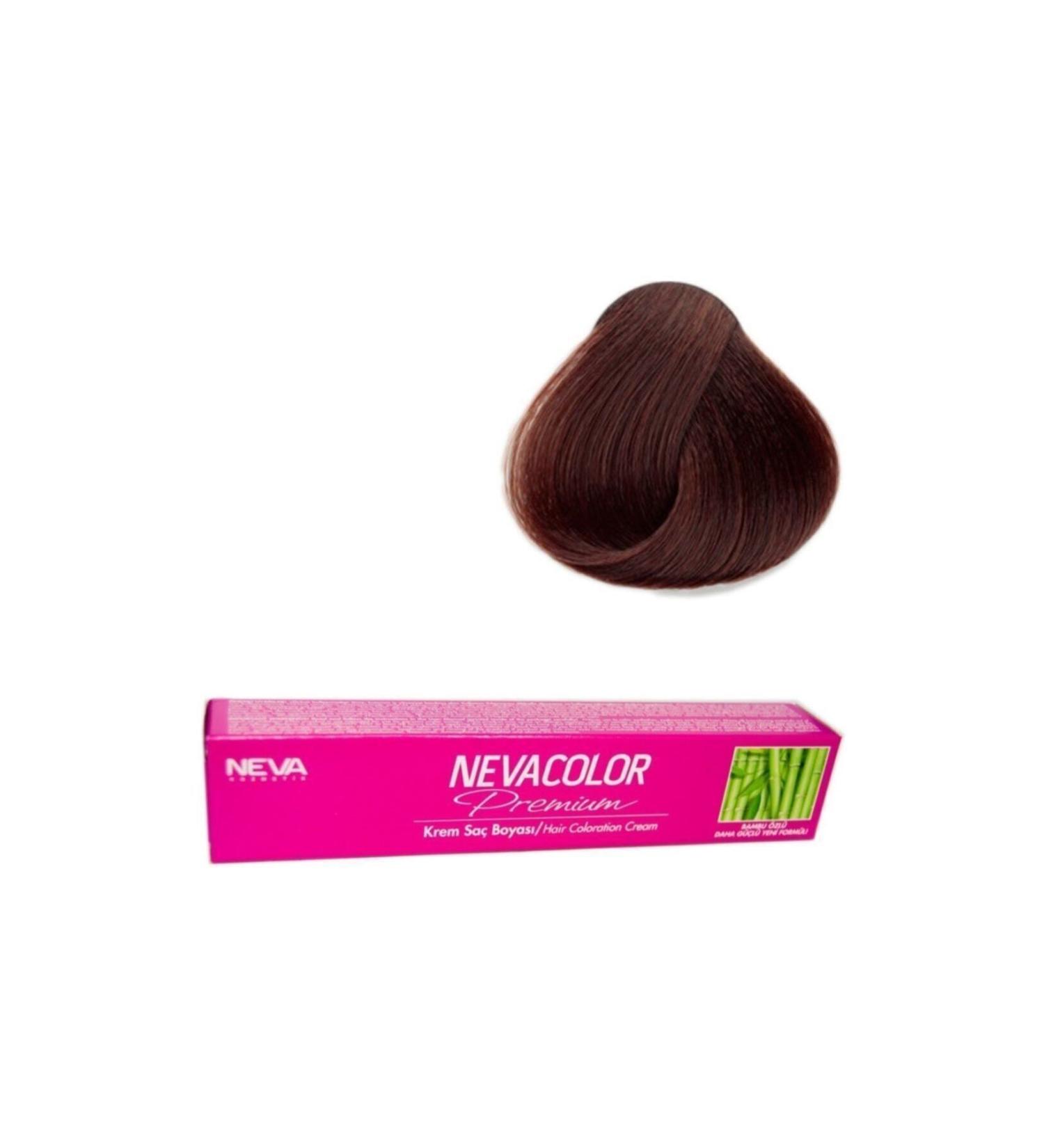 Neva Color Permanent Cream Tube Dye 5.77 Milk Chocolate