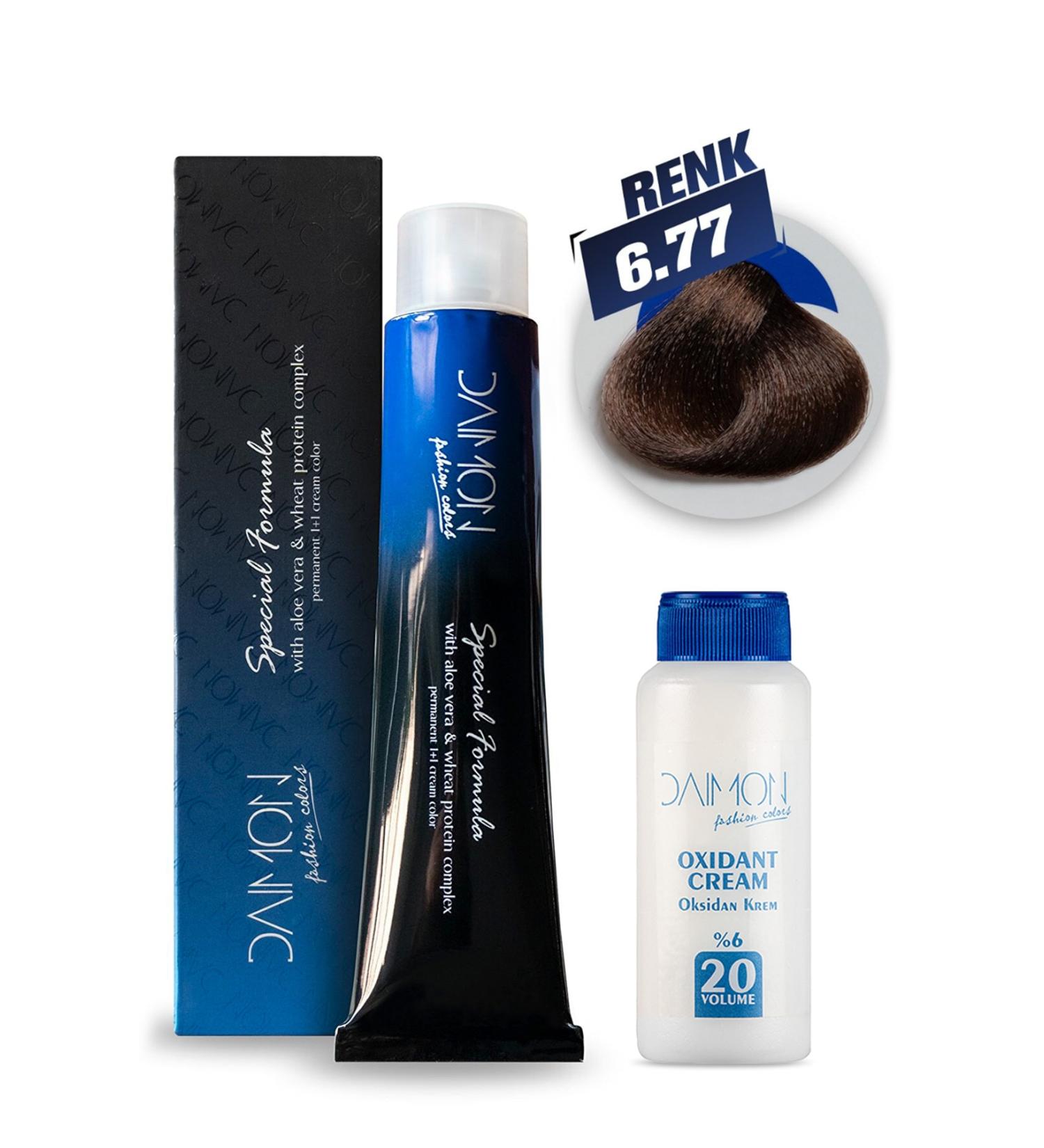 DAIMON 6.77 Dark Brown Mocca Hair Dye 60 ml