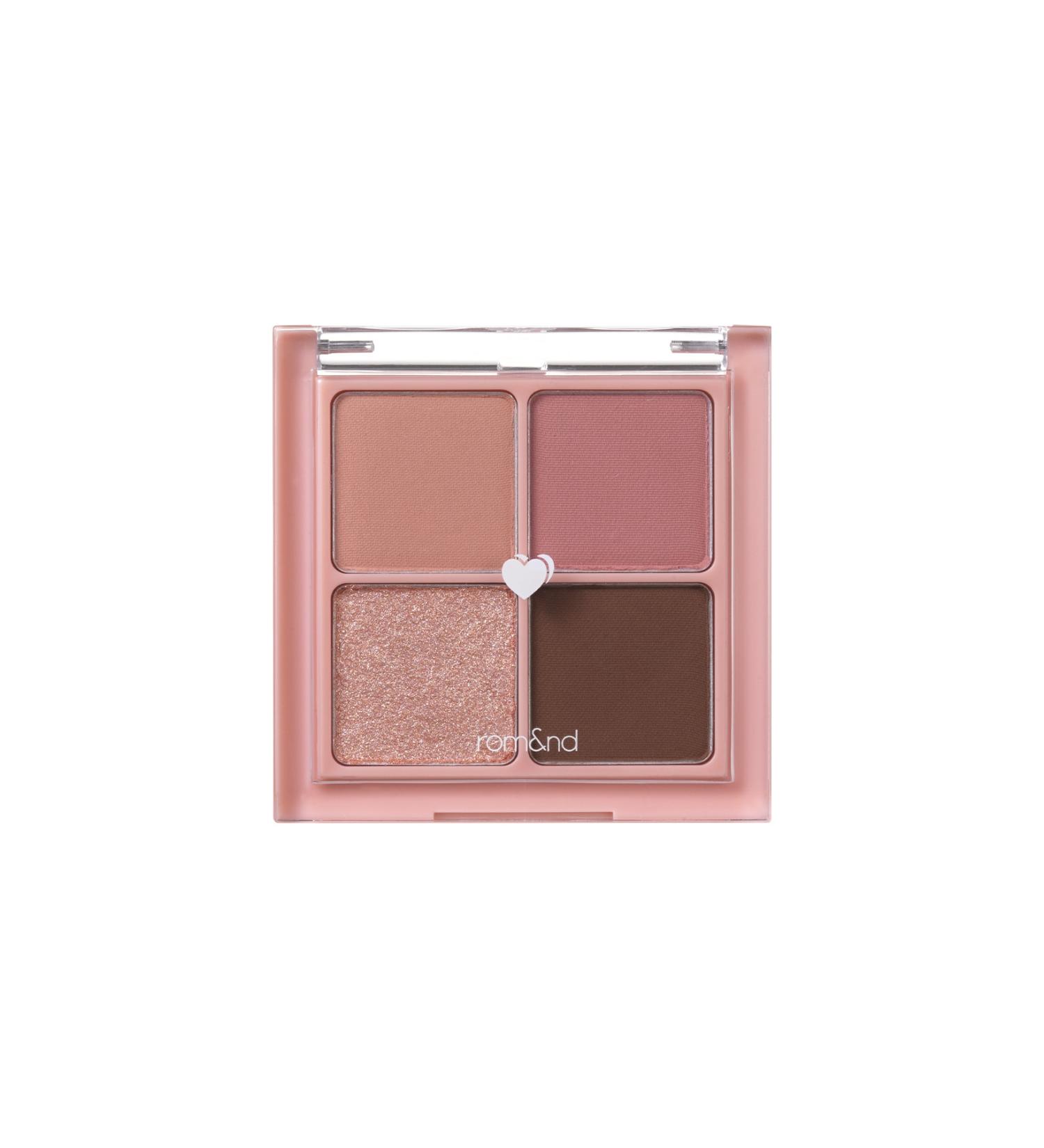 Romand Intensely Pigmented Matte and Shimmer Eyeshadow Palette Better Than Eyes - Dry Rose - Buy Online on GoSupps.com