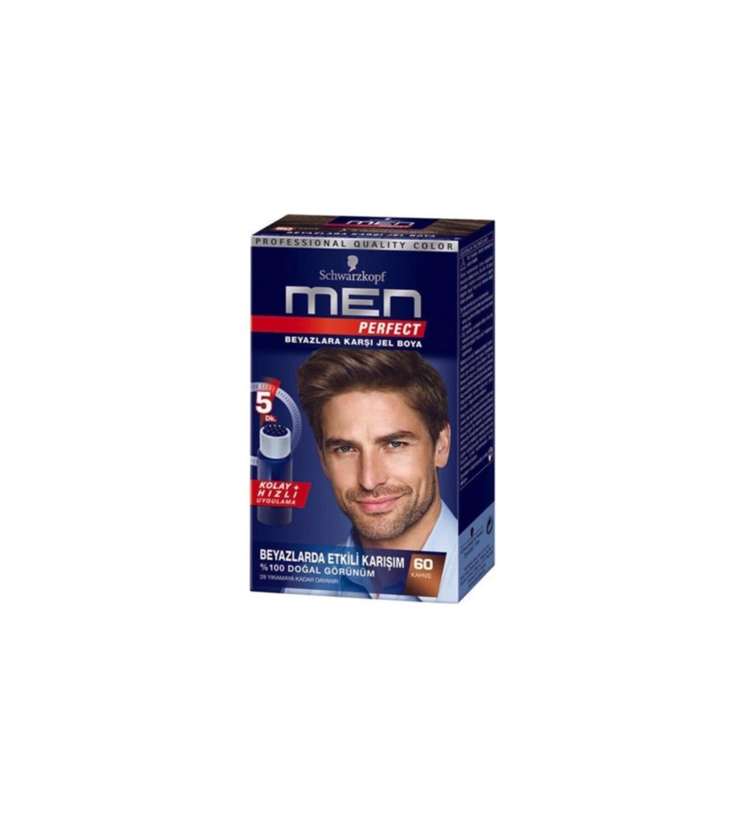Schwarzkopf Men Perfect Gel Hair Dye 60 Brown