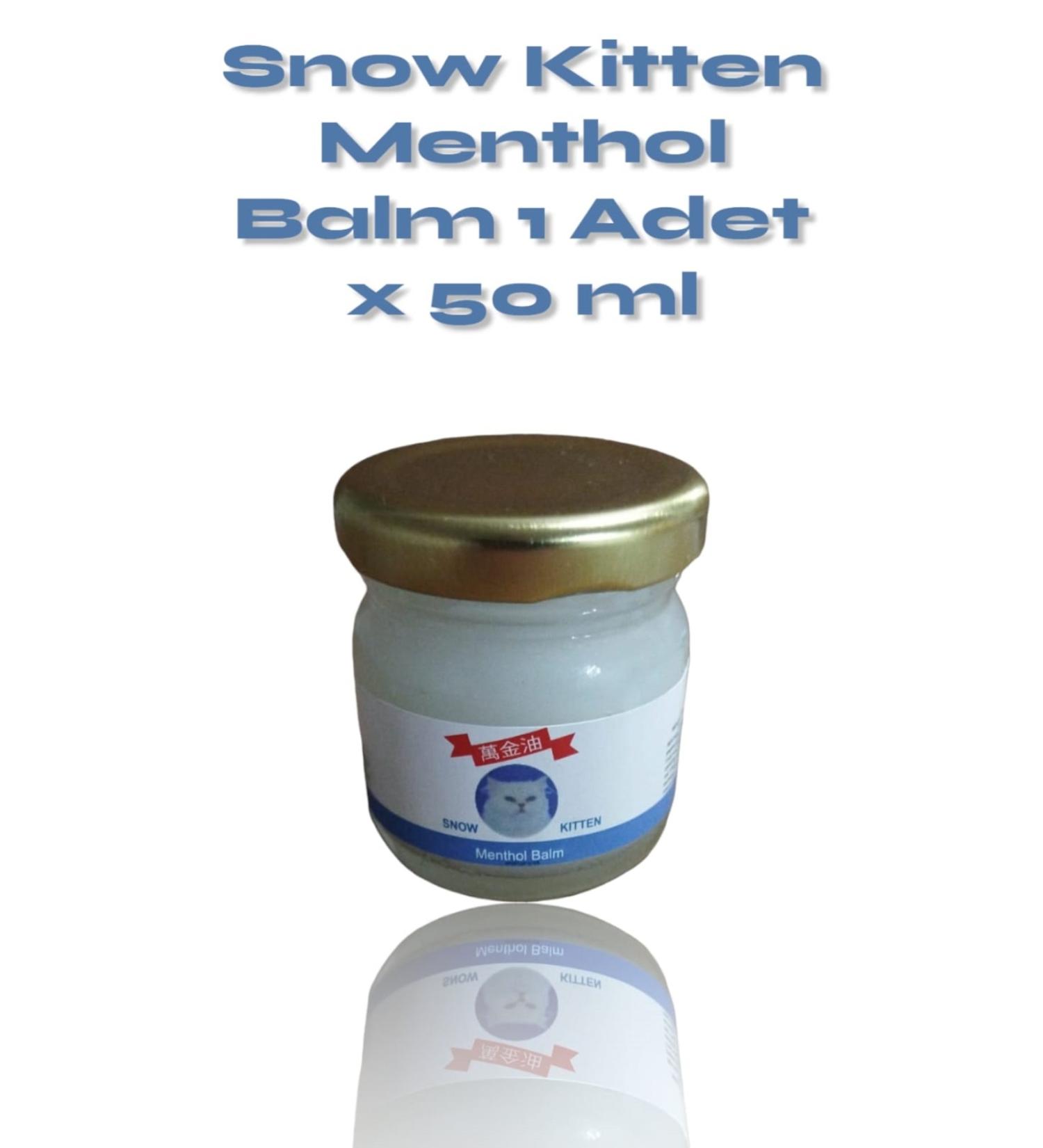 selhanltd Snow Kitten Menthol Balm Cream 50 Gr 1 Piece - Buy Online on GoSupps.com