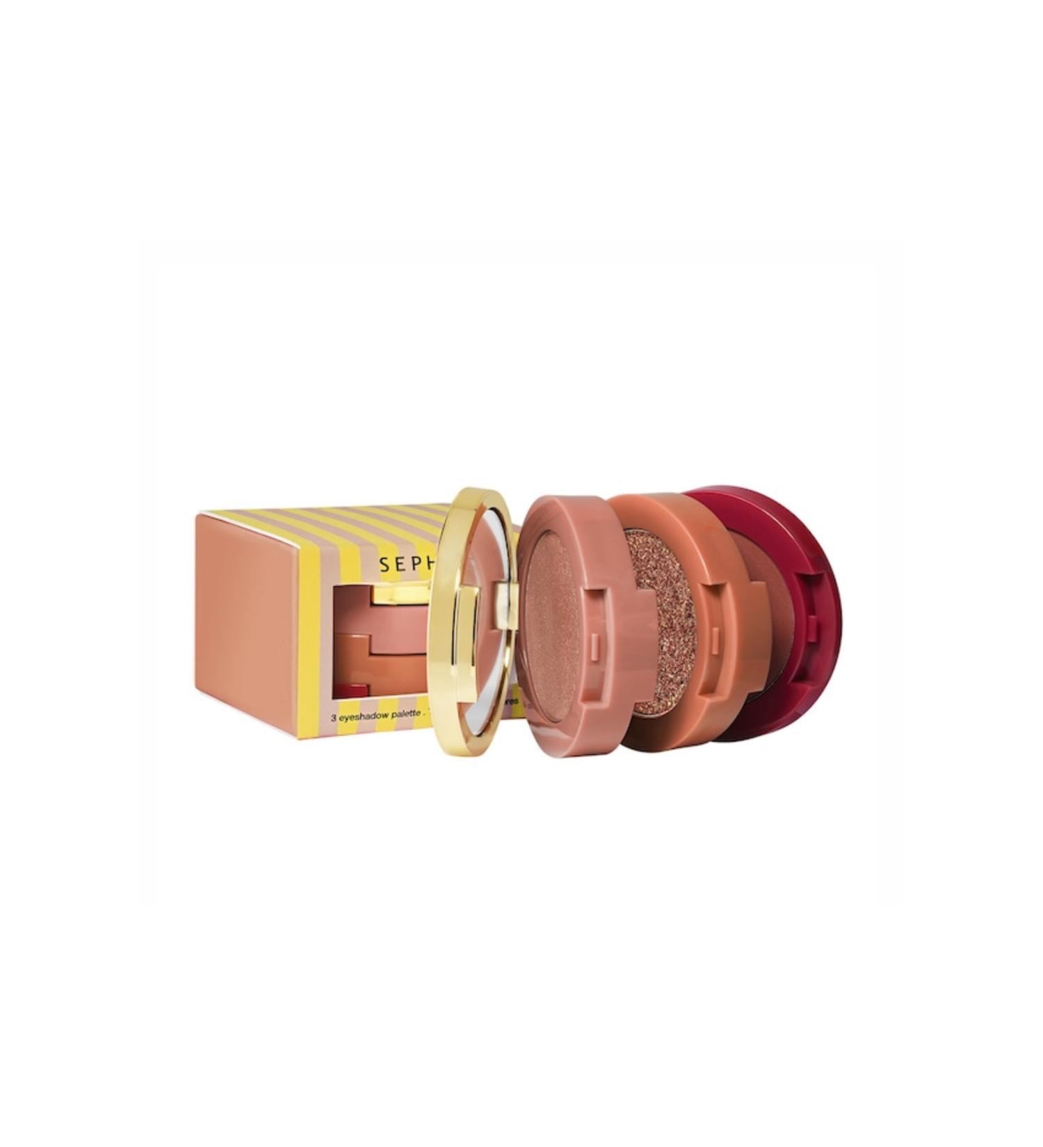 SEPHORA COLLECTION Glitter Power - Multi-Purpose Eyeshadow Set Pink power (3 x 1.5 g)