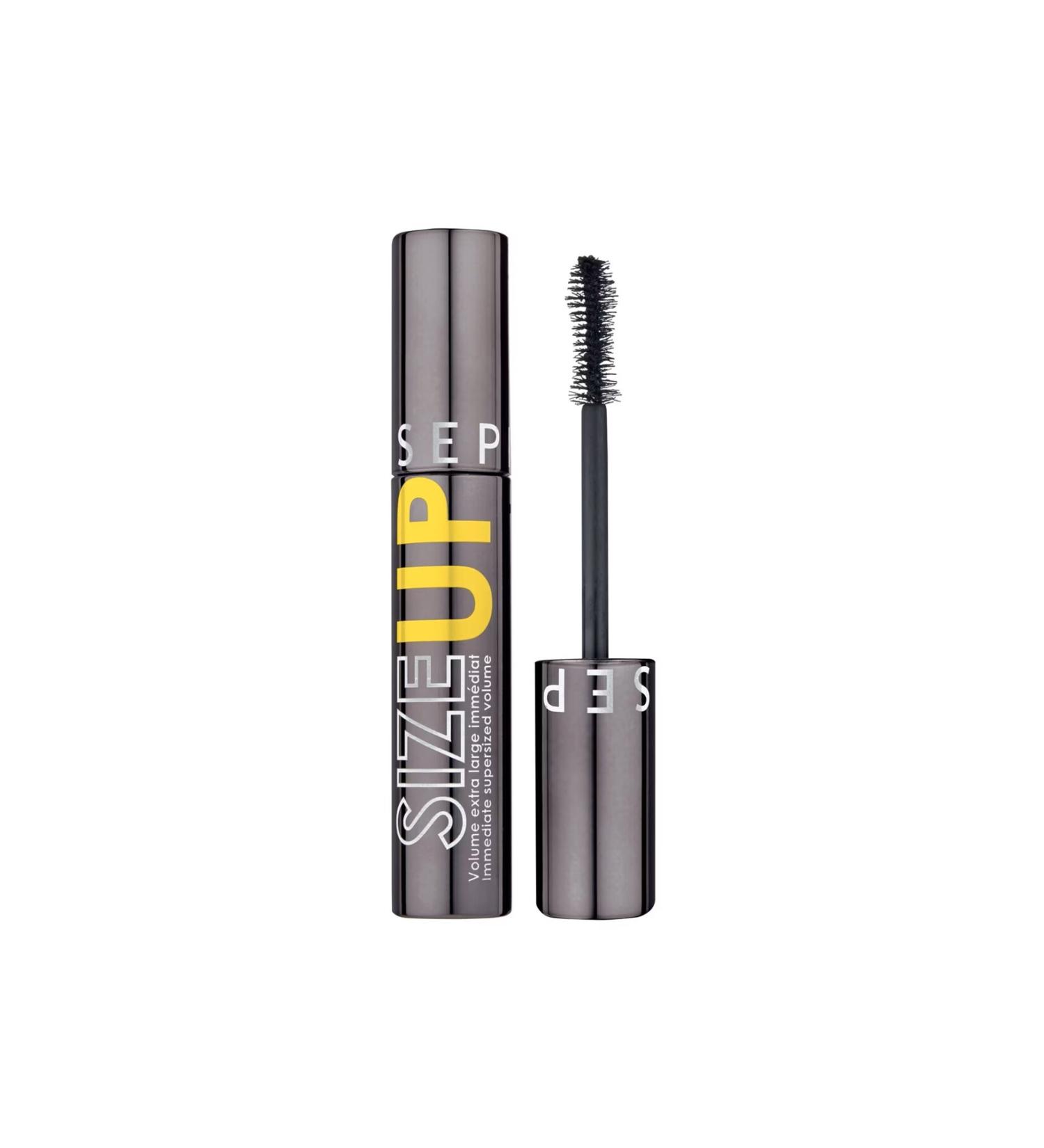 SEPHORA COLLECTION Size Up - Ultra Volume and Lengthening Black Mascara in XXL Size Enriched with Micro Pearls