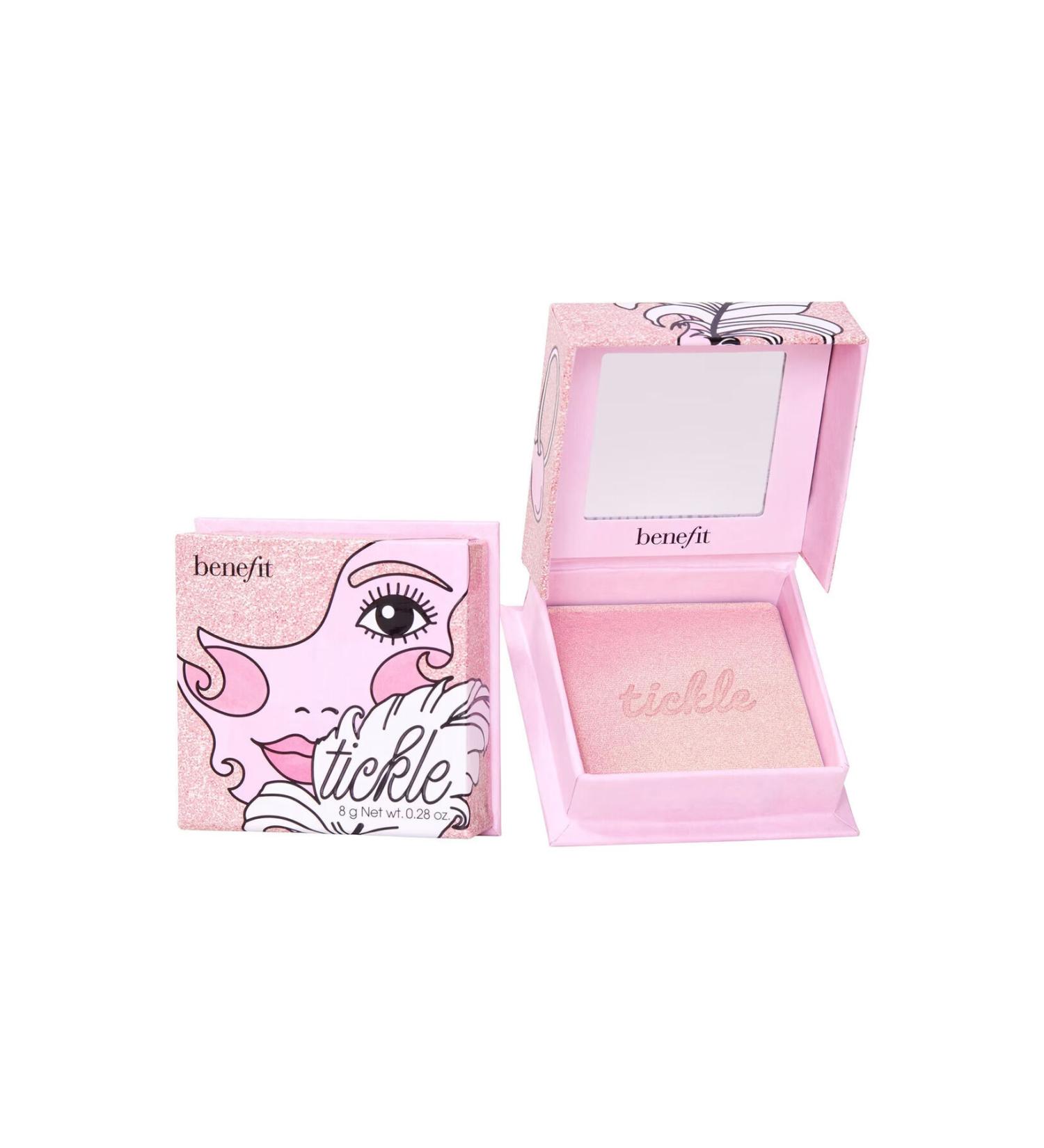 benefit cosmetics Tickle - Golden pink highlighting powder / Golden Pink Highlighter (8g) Renewal275