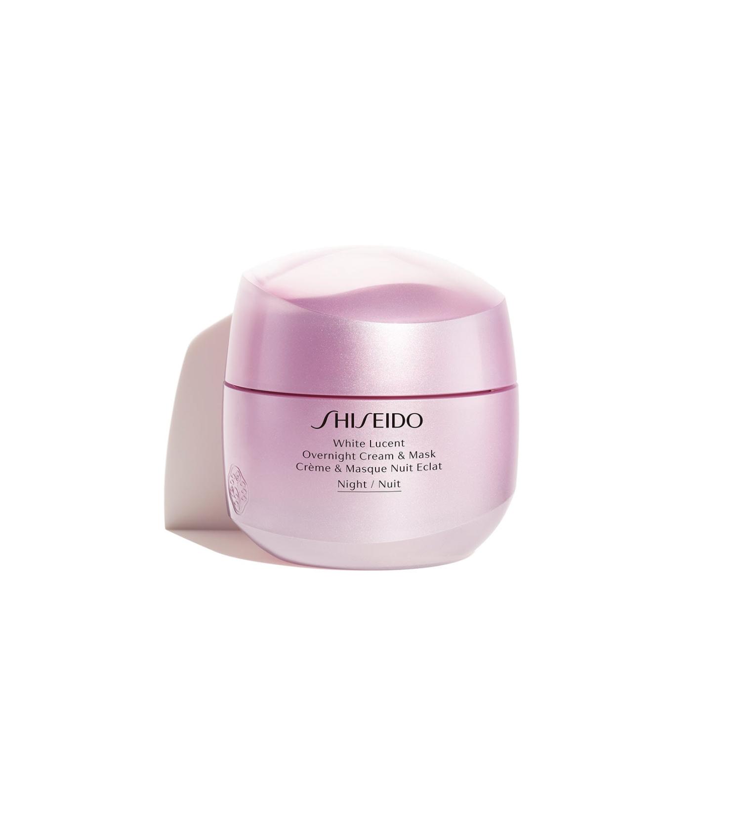 Shiseido White Lucent Overnight Cream & Mask 75 Ml - Anti-Spot Night Moisturizer & Mask