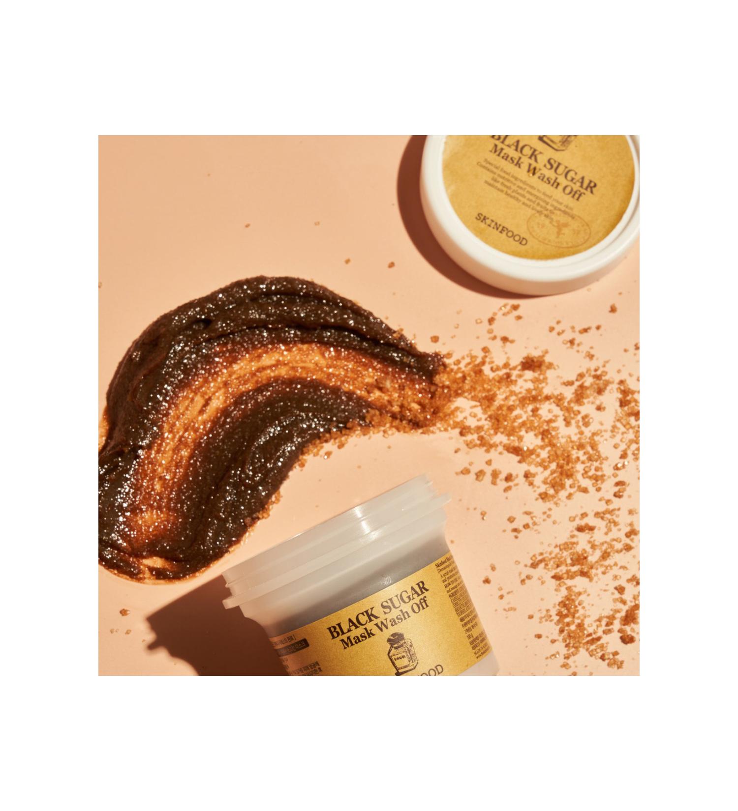 Skinfood Black Sugar Reusable Regenerating Face Mask 100g - Buy Online on GoSupps.com