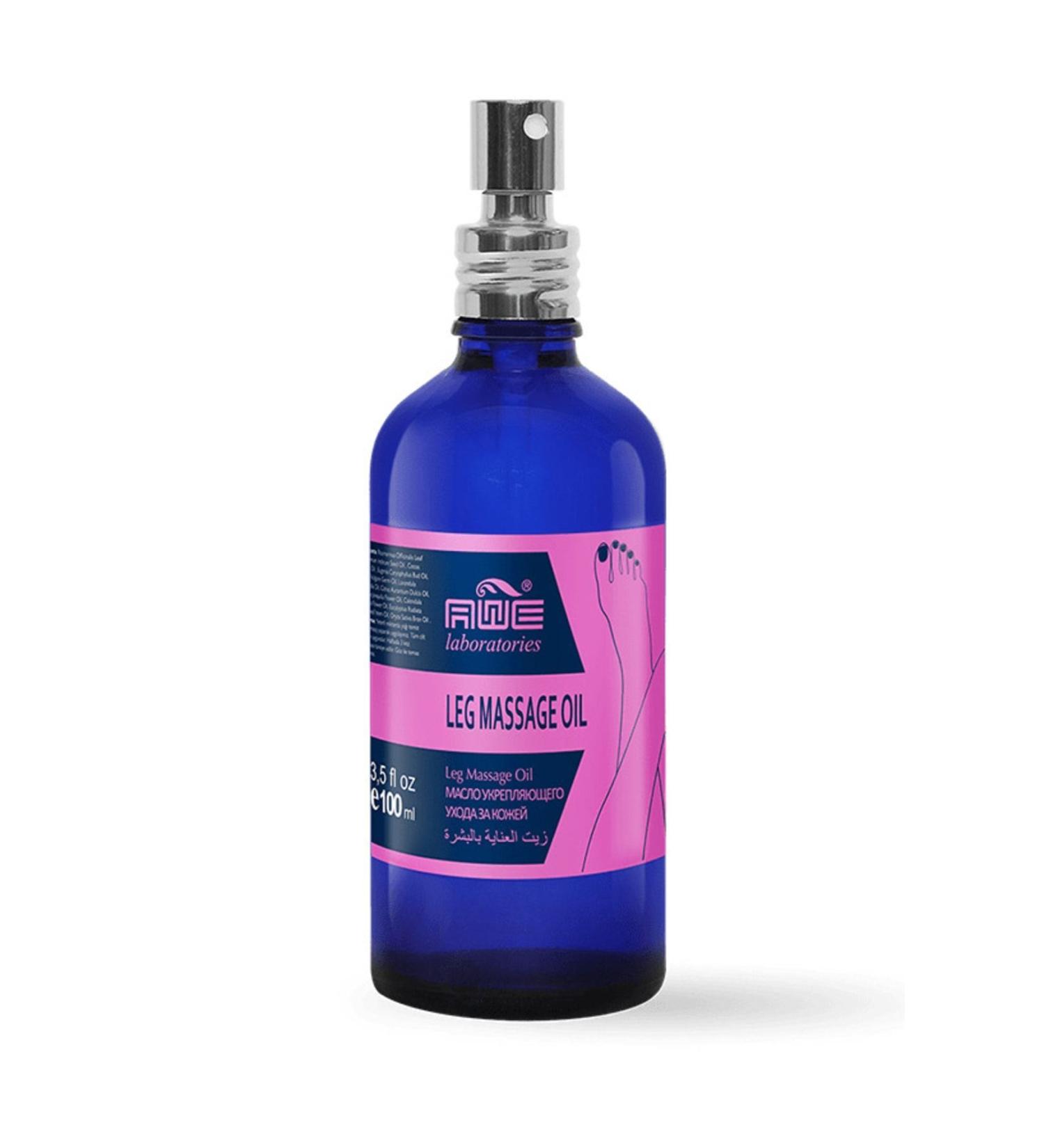 Awe Laboratories Leg Massage Oil 100 ml - ( Leg Massage Oil ) Anti-Cellulite Crack Care Oil