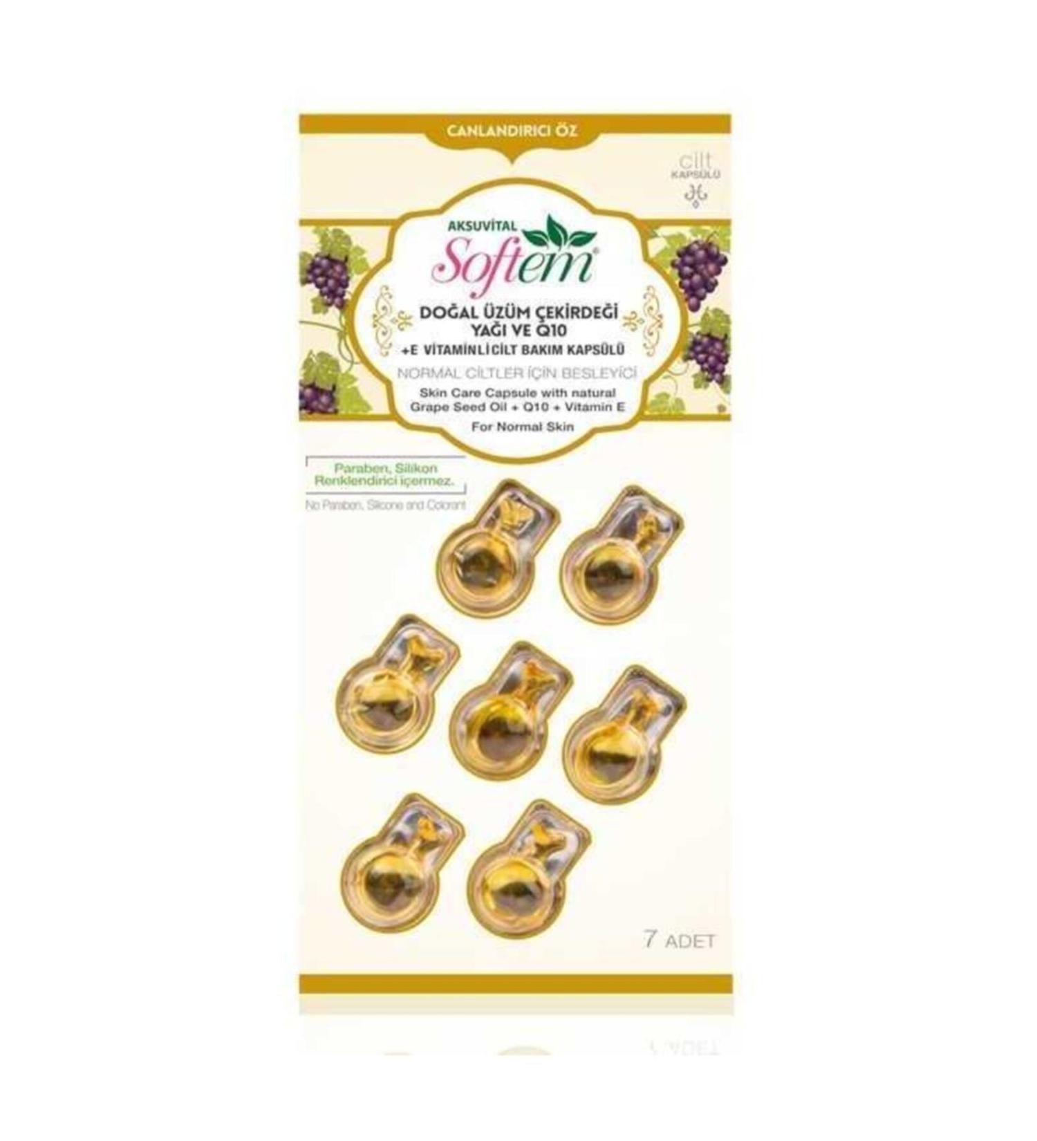 Softem Revitalizing Serum Grape Seed Vitamin 7 Pack