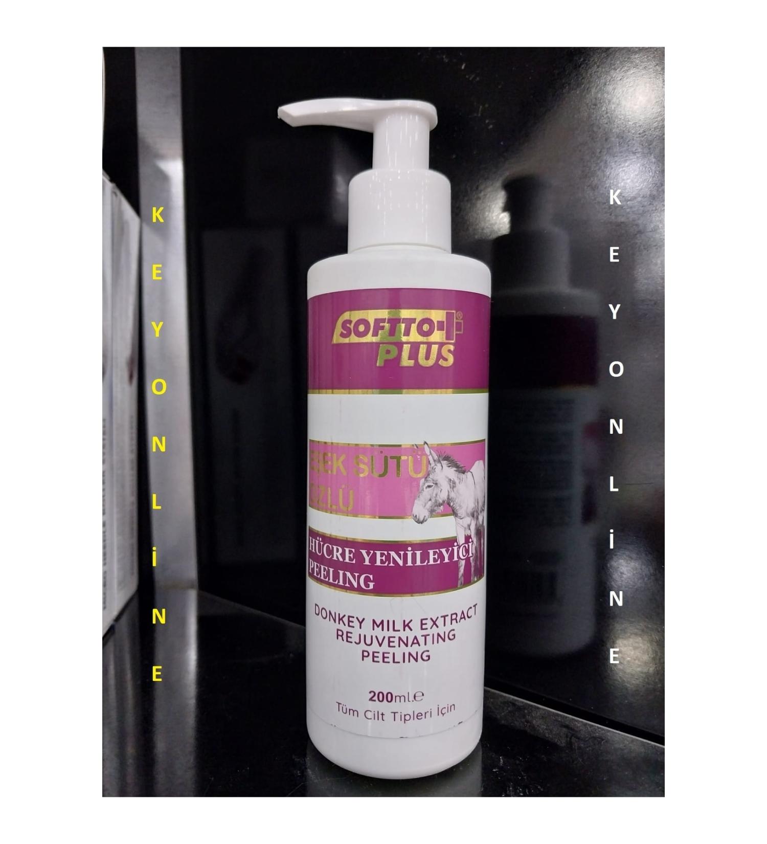Softto Plus Donkey Milk Peeling 200 Ml Which Provides Brightness and Smoothness to the Skin