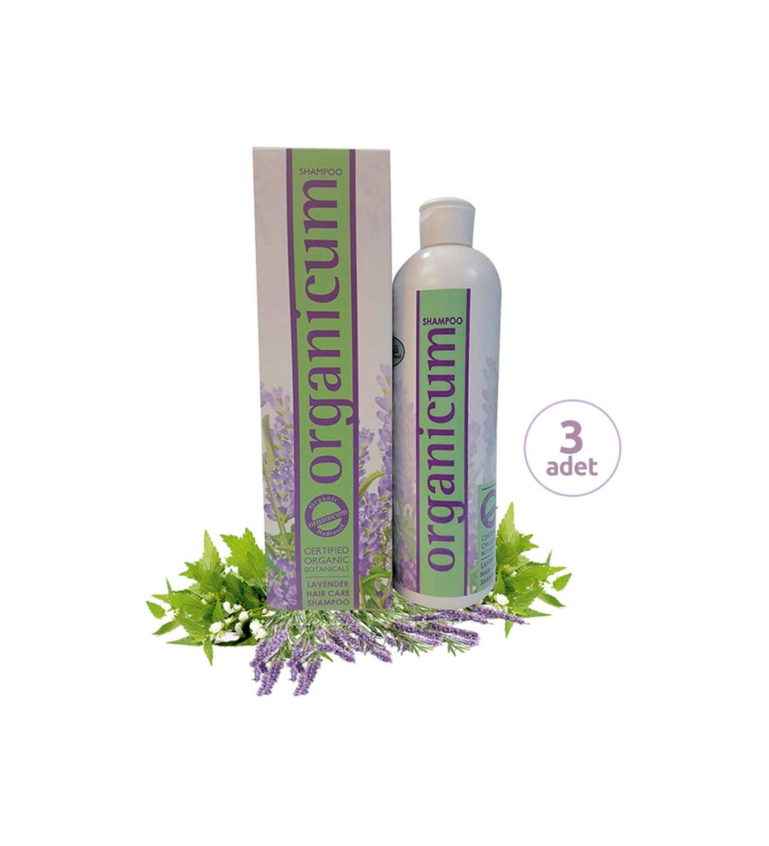 Organicum Lavender Hair Care Shampoo 350 ml x 3 Pieces