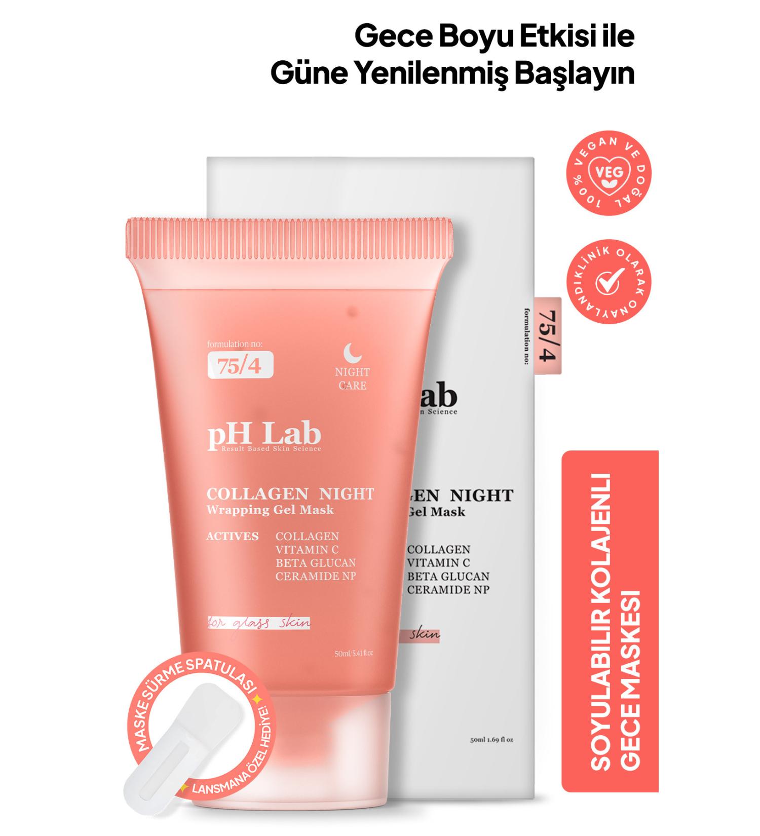 Ph Lab Phlab Collagennight Peel Off Collagen Night Mask Peel Off Collagen Face Mask - Buy Online on GoSupps.com