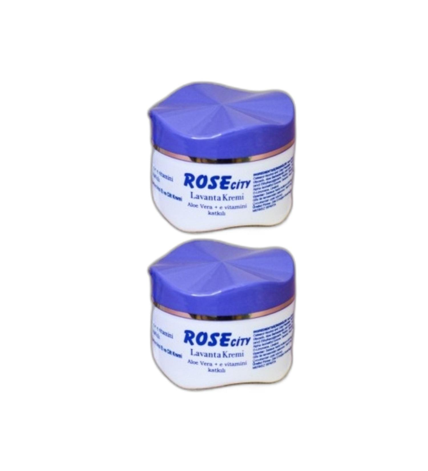 rosecity Natural Lavender Cream with Vitamin E and Aloe Vera 230 ml