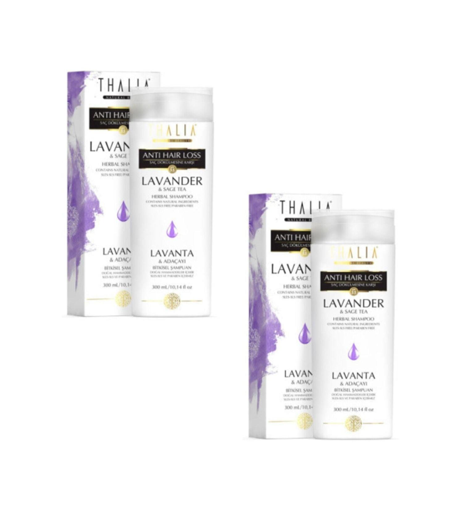 Thalia Lavender and Sage Essence Anti-Hair Loss Shampoo 300 Ml X 2 Pieces