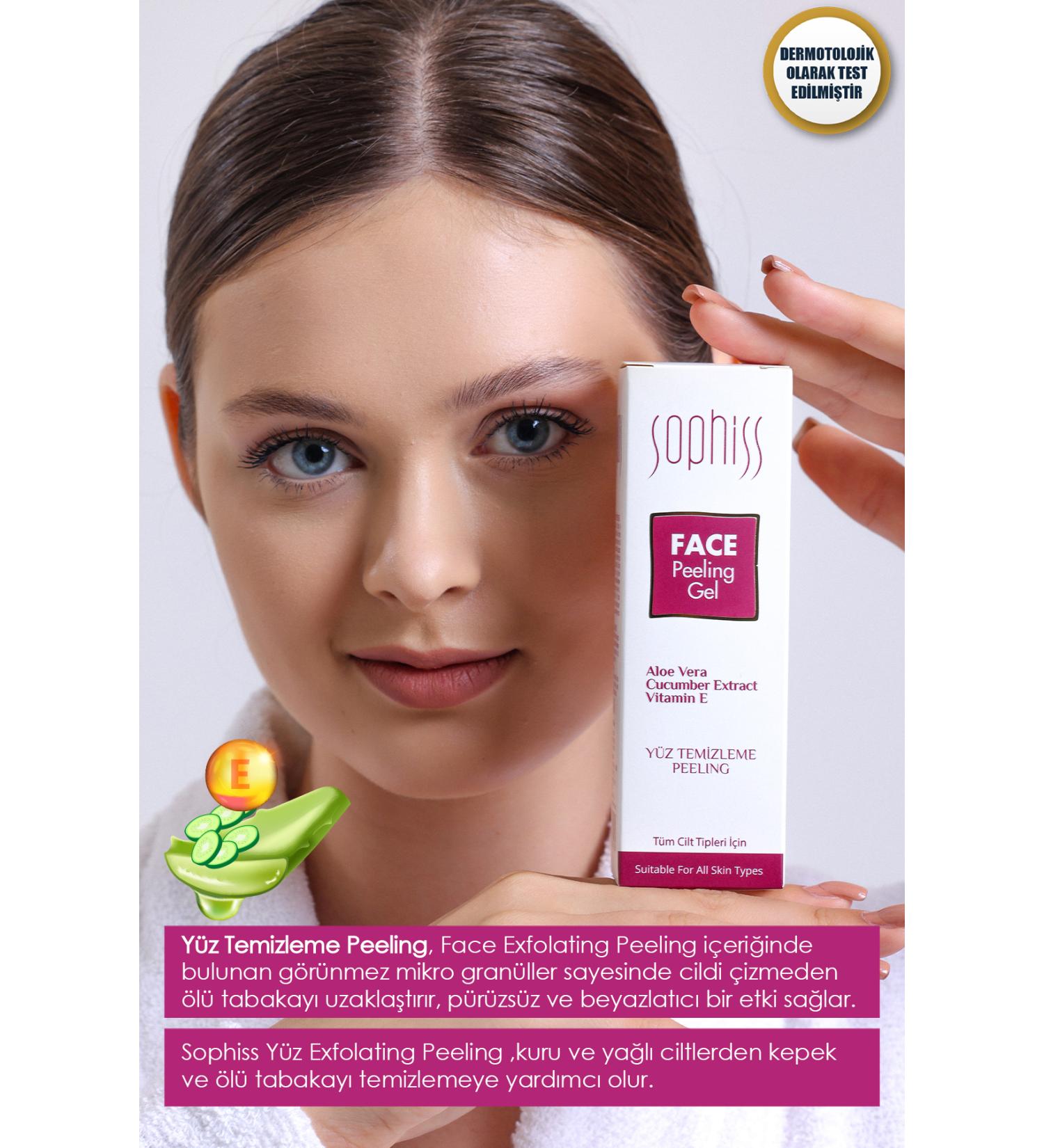 Sophiss Face Peeling Gel Face Cleansing Peeling 100 ml