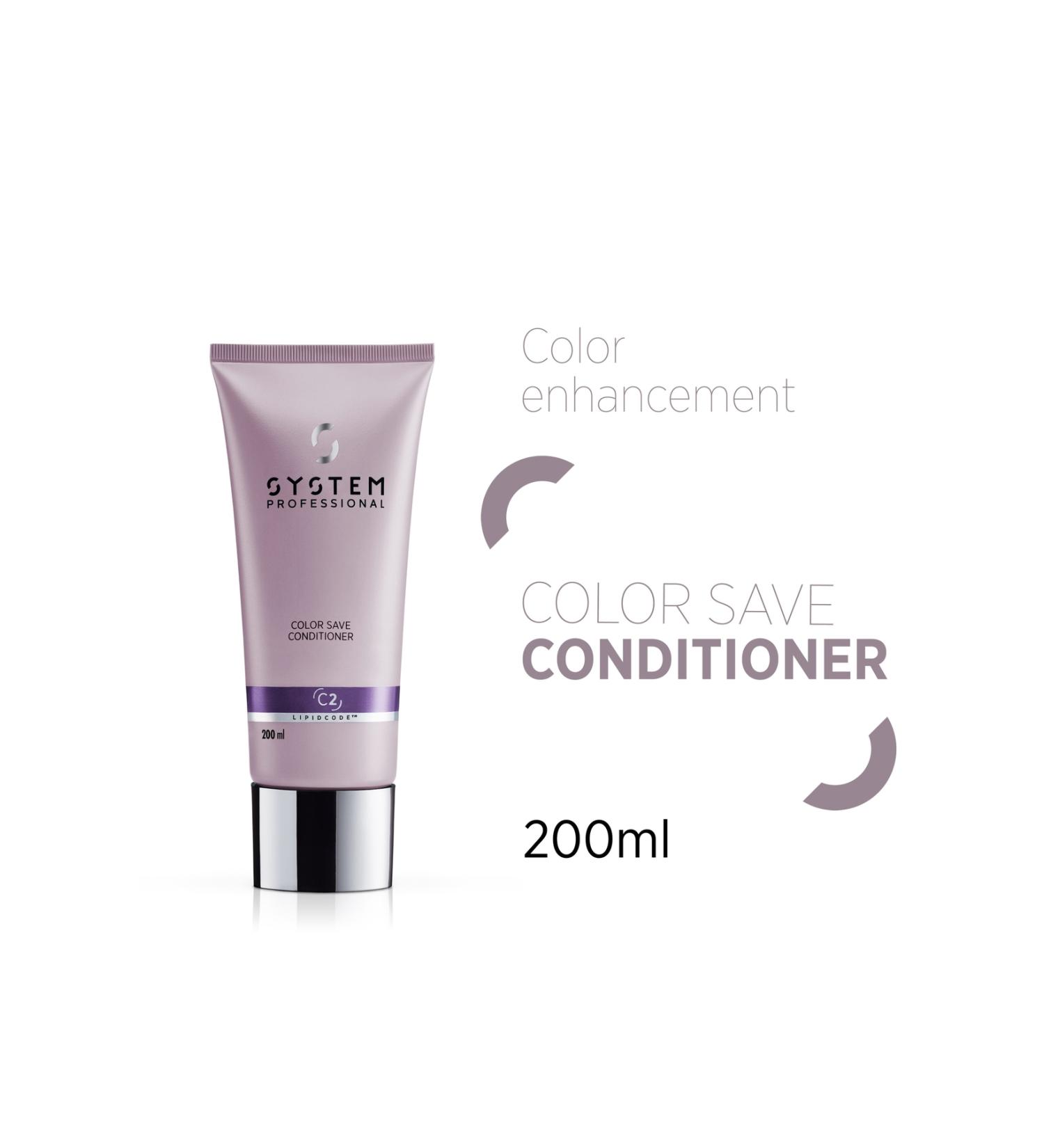System Professional System Color Save Conditioner-Smoothing Care Cream for Dyed Hair 200ml CYT64974313197