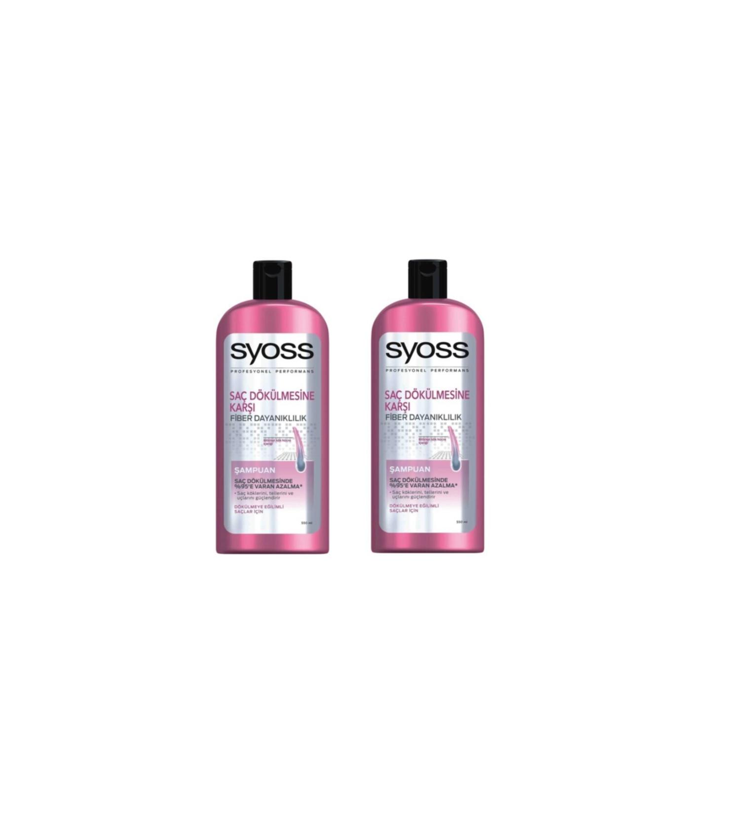 Syoss Anti Hair Loss Shampoo 550 ml X 2 Pcs Advantage Package