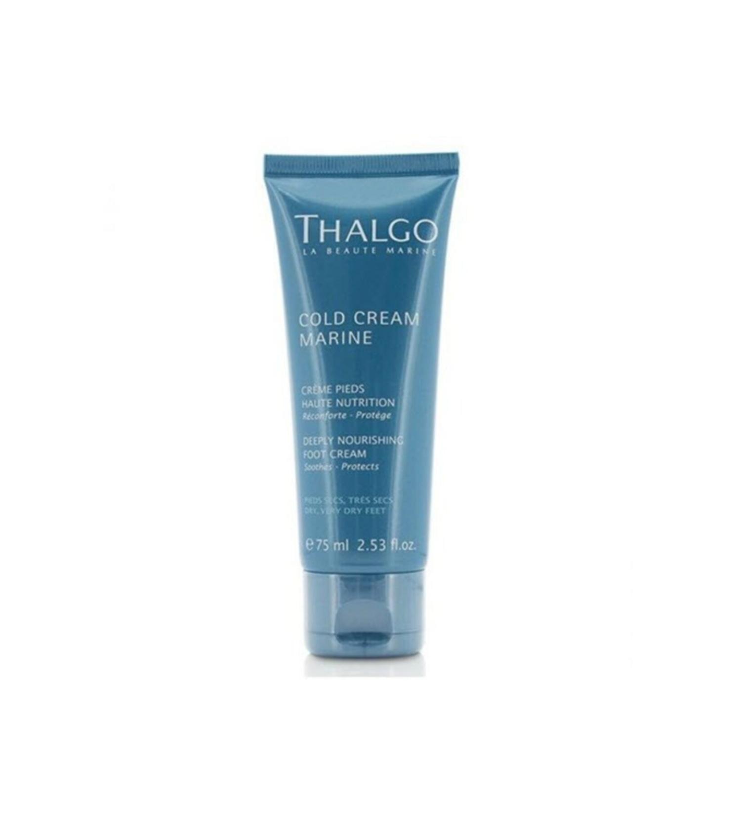 Thalgo Deeply Nourishing Foot Cream - Nourishing and Repairing Foot Care Cream 75 Ml