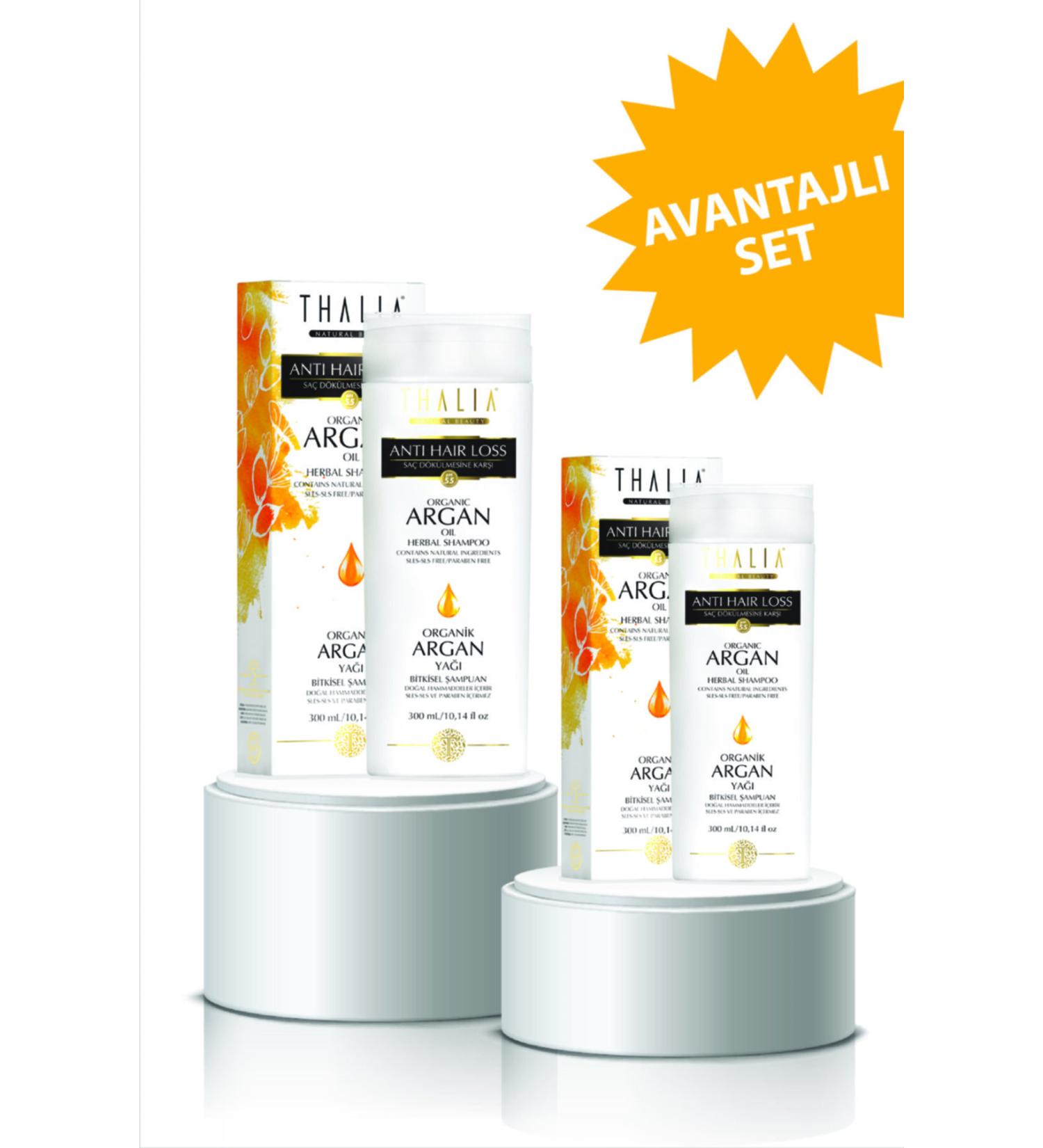 Thalia Intensive Moisturizing Argan Oil Essence 2-Piece Shampoo Set