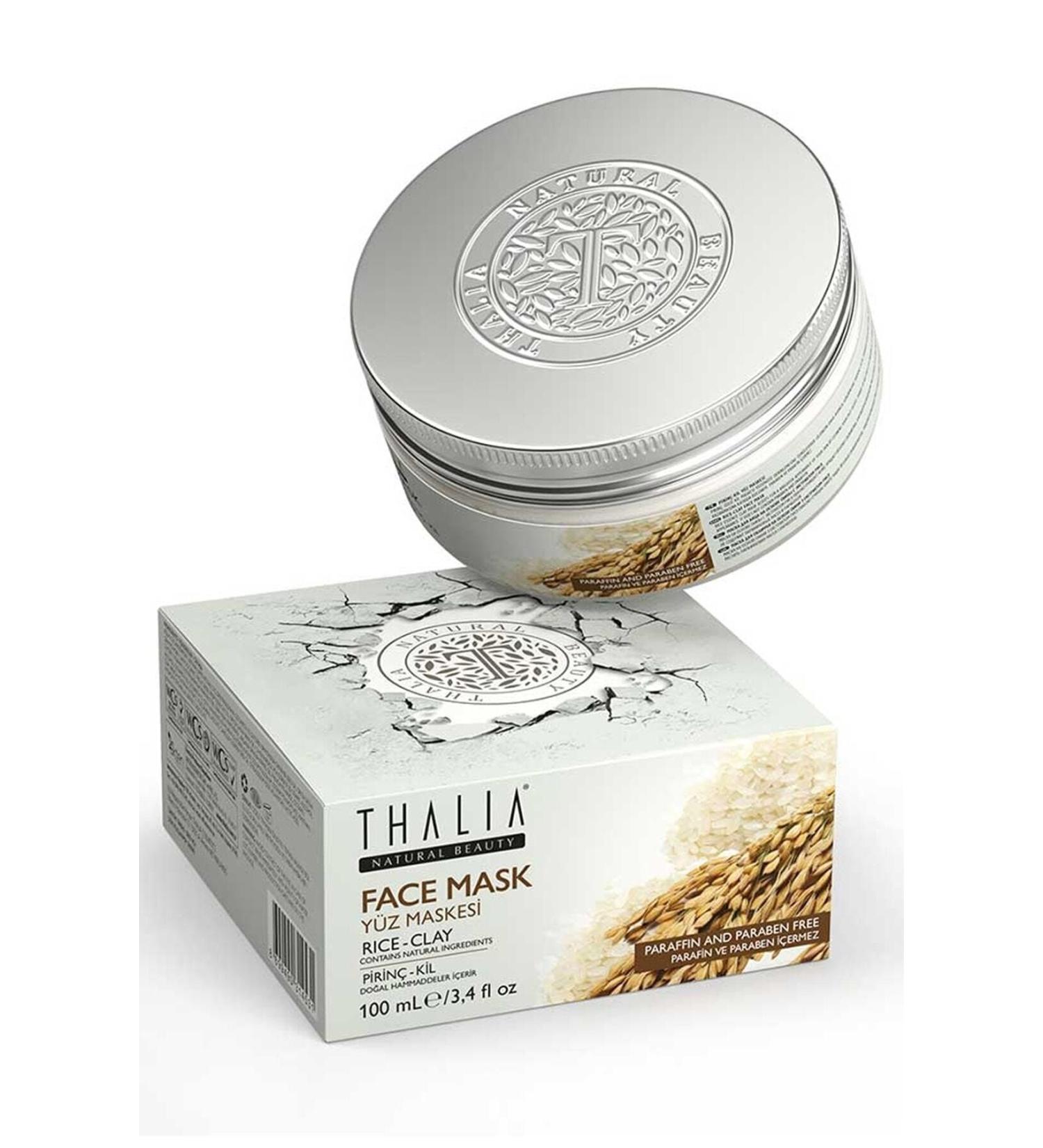 Thalia Skin Tone Balancing Rice-Clay Essence Face Care Mask 100 ml