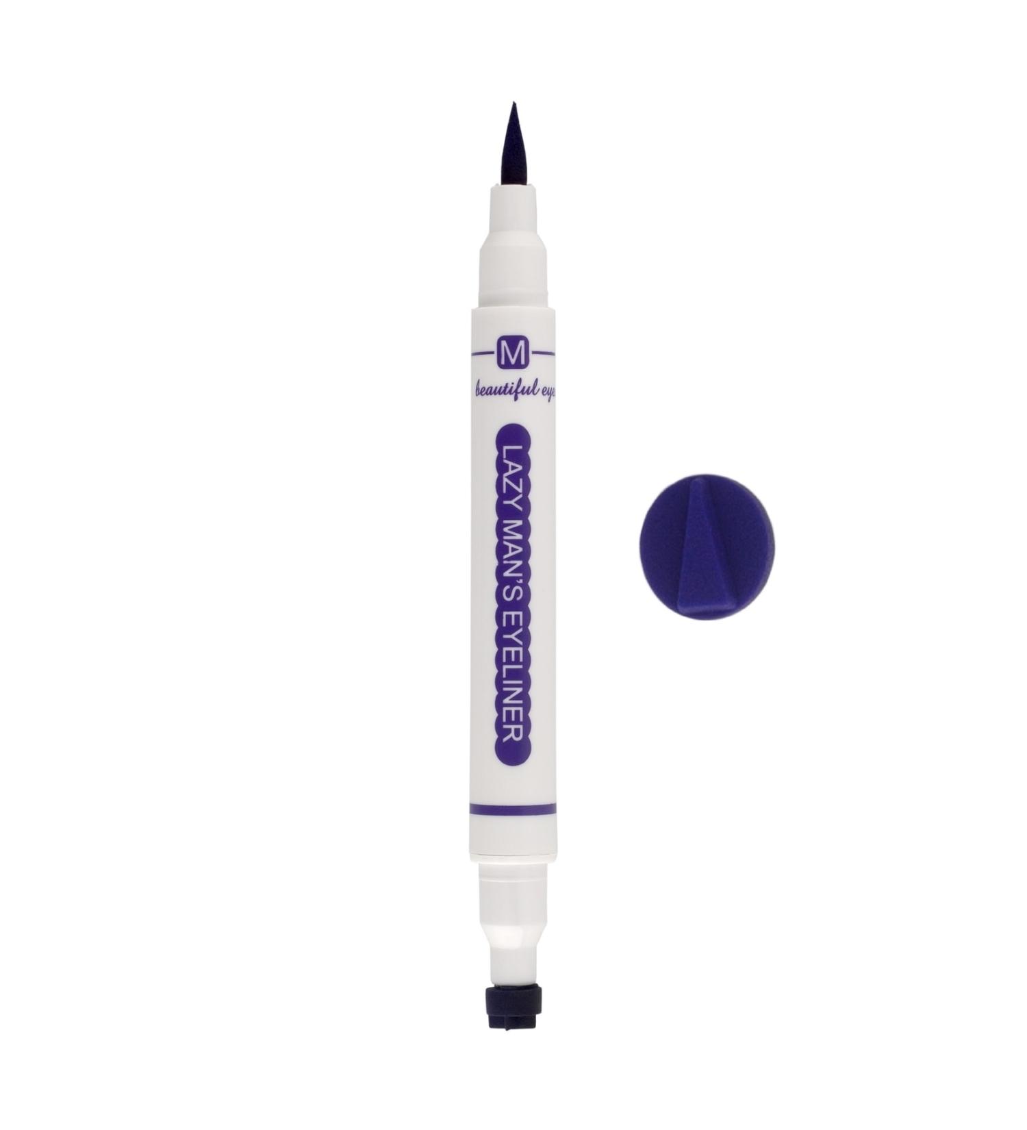 Tikatti Colorful Double-Sided Eyeliner Light Purple Triangle 09