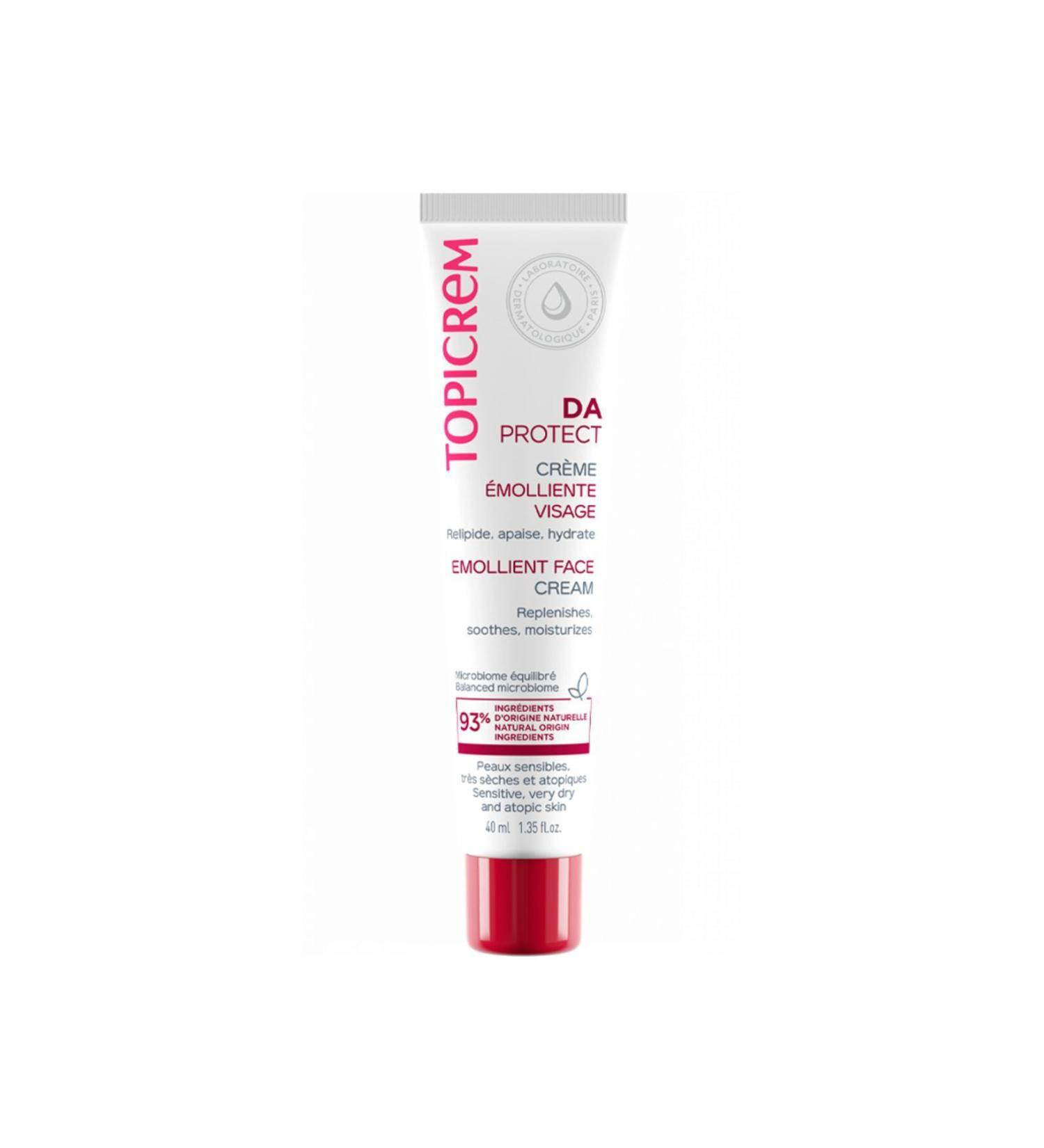 Topicrem Da Emollient Face Cream 40ml