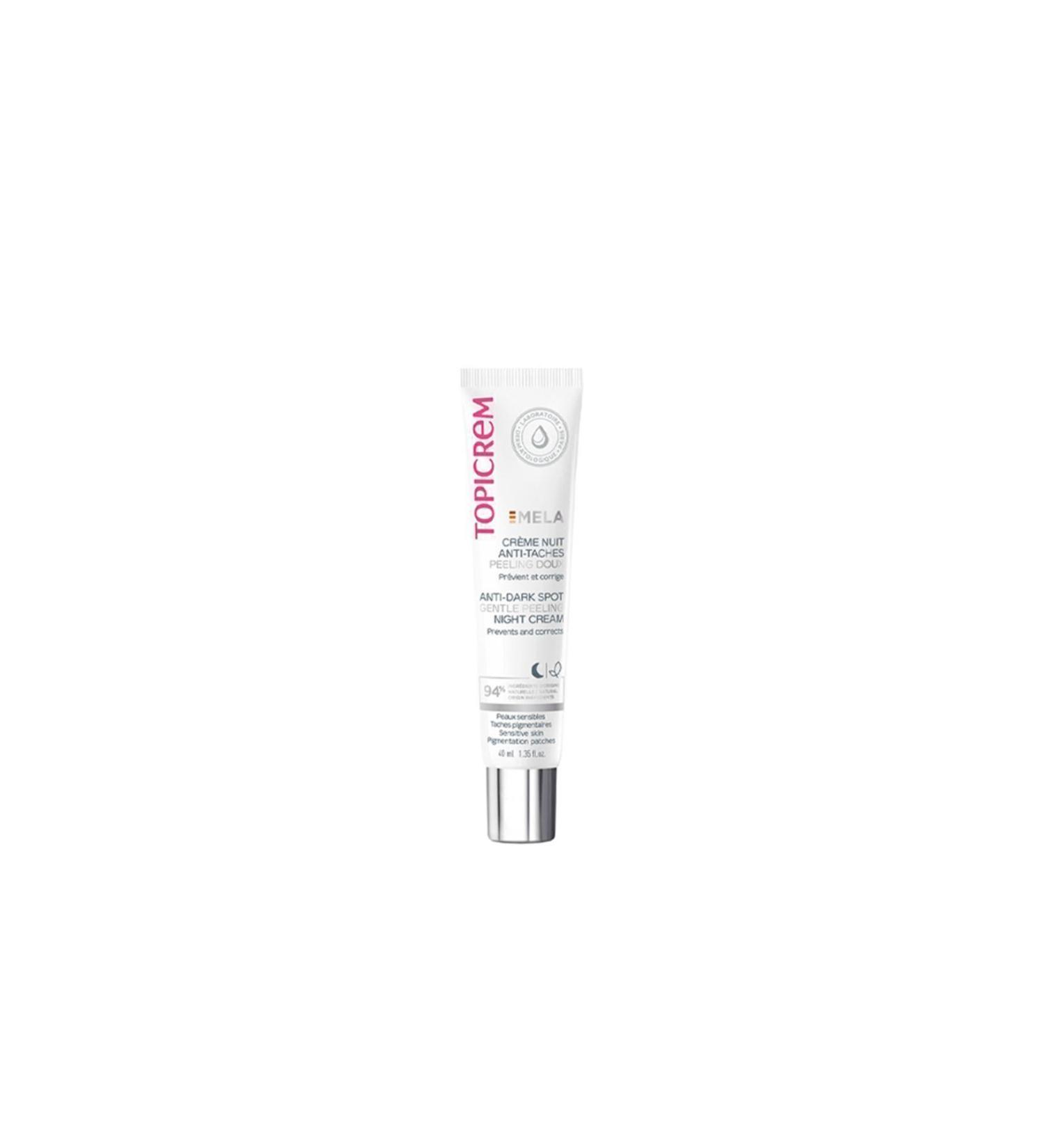 Topicrem Mela Anti-Dark Spot Peeling Effect Night Cream 40ml