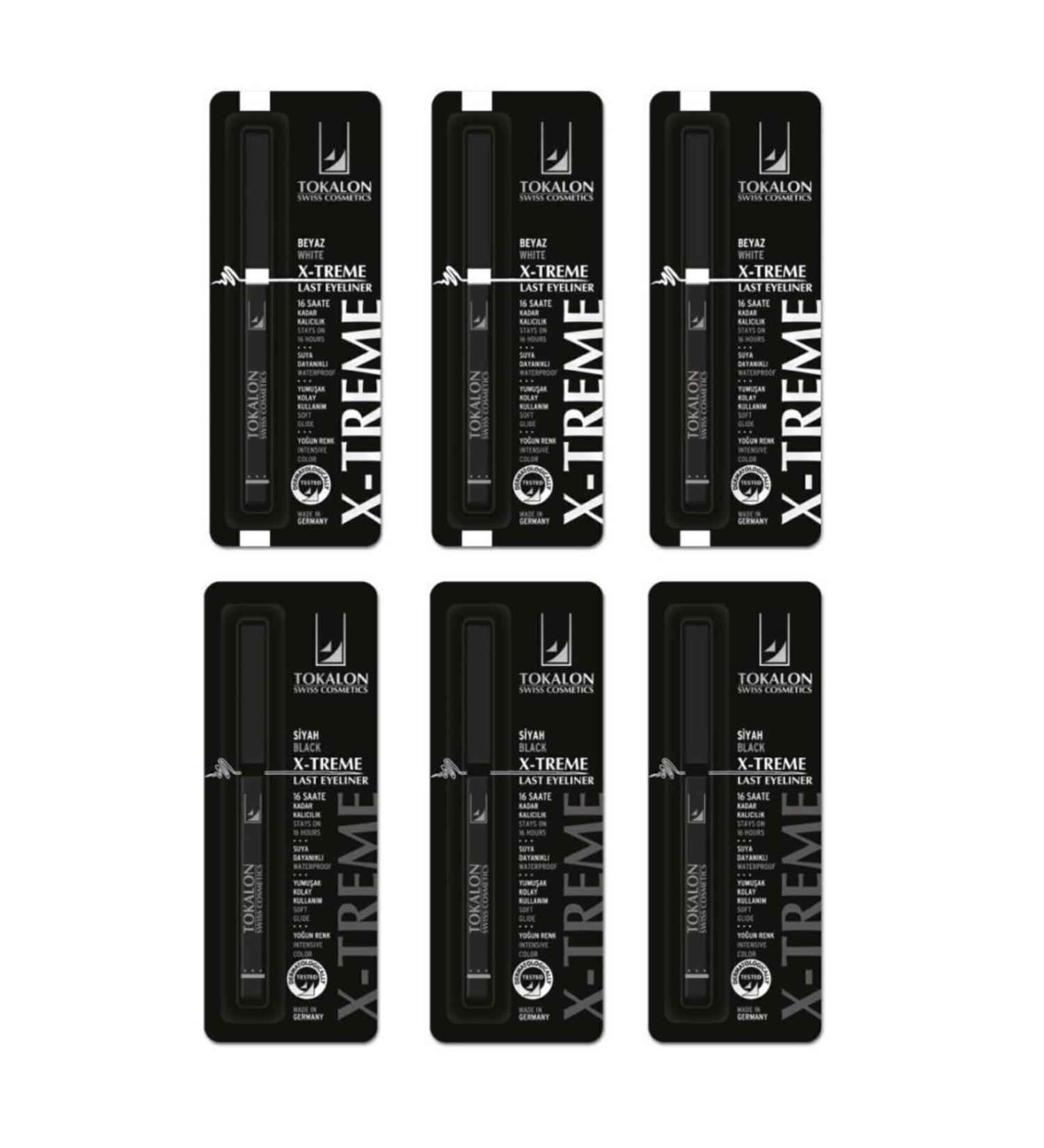 Tokalon Lift Eyeliner 3 Pieces White and 3 Pieces