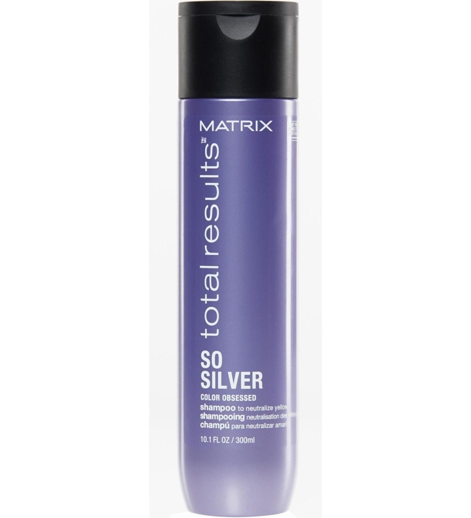 Matrix Total Results So Silver Color Protecting Purple Shampoo for Grey Platinum and White Hair 300 ml - Buy Online on GoSupps.com