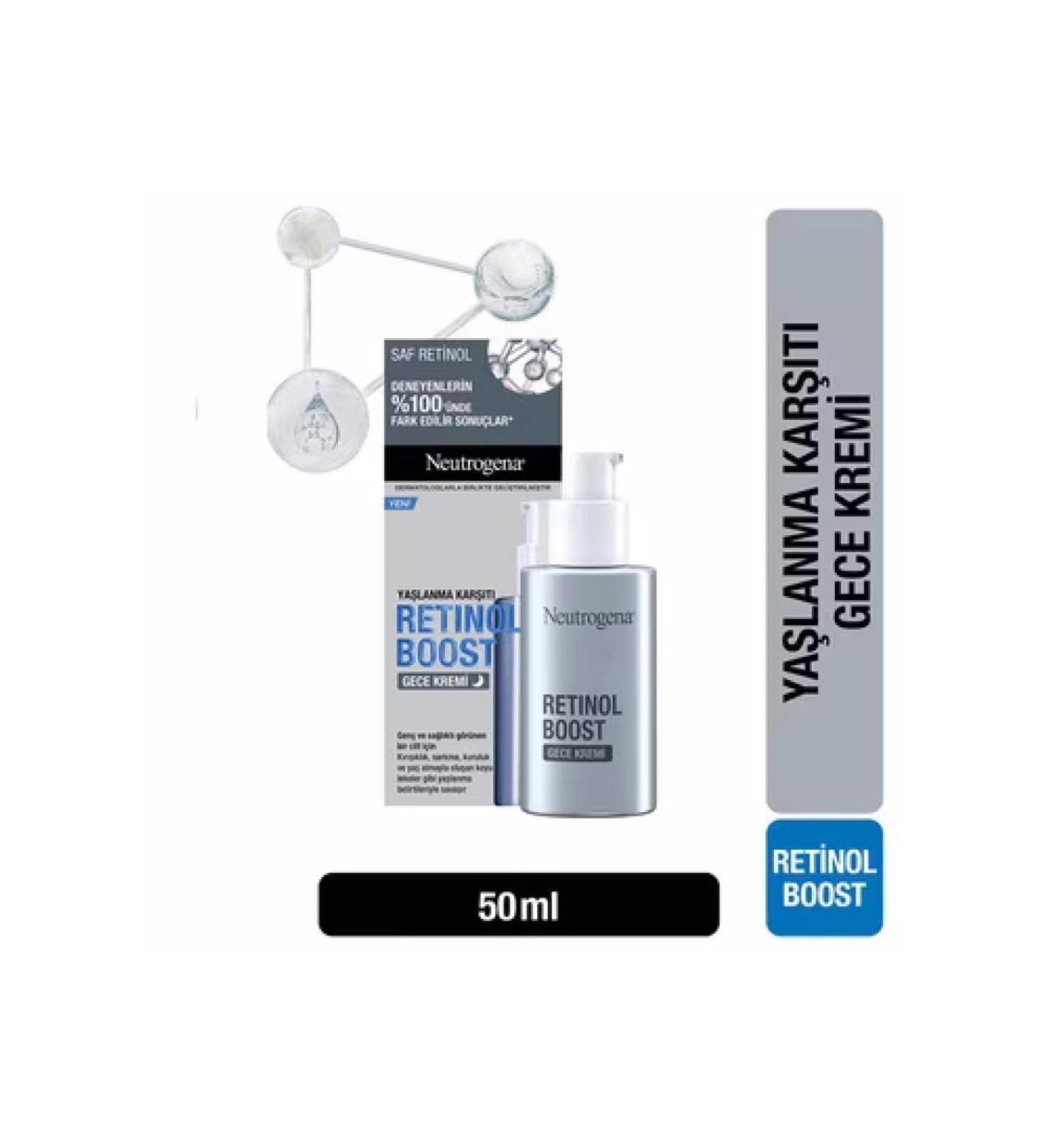 Neutrogena Anti-Wrinkle Loss of Elasticity and Shine Dryness and Dark Spot Night Cream 50 ml - Buy Online on GoSupps.com