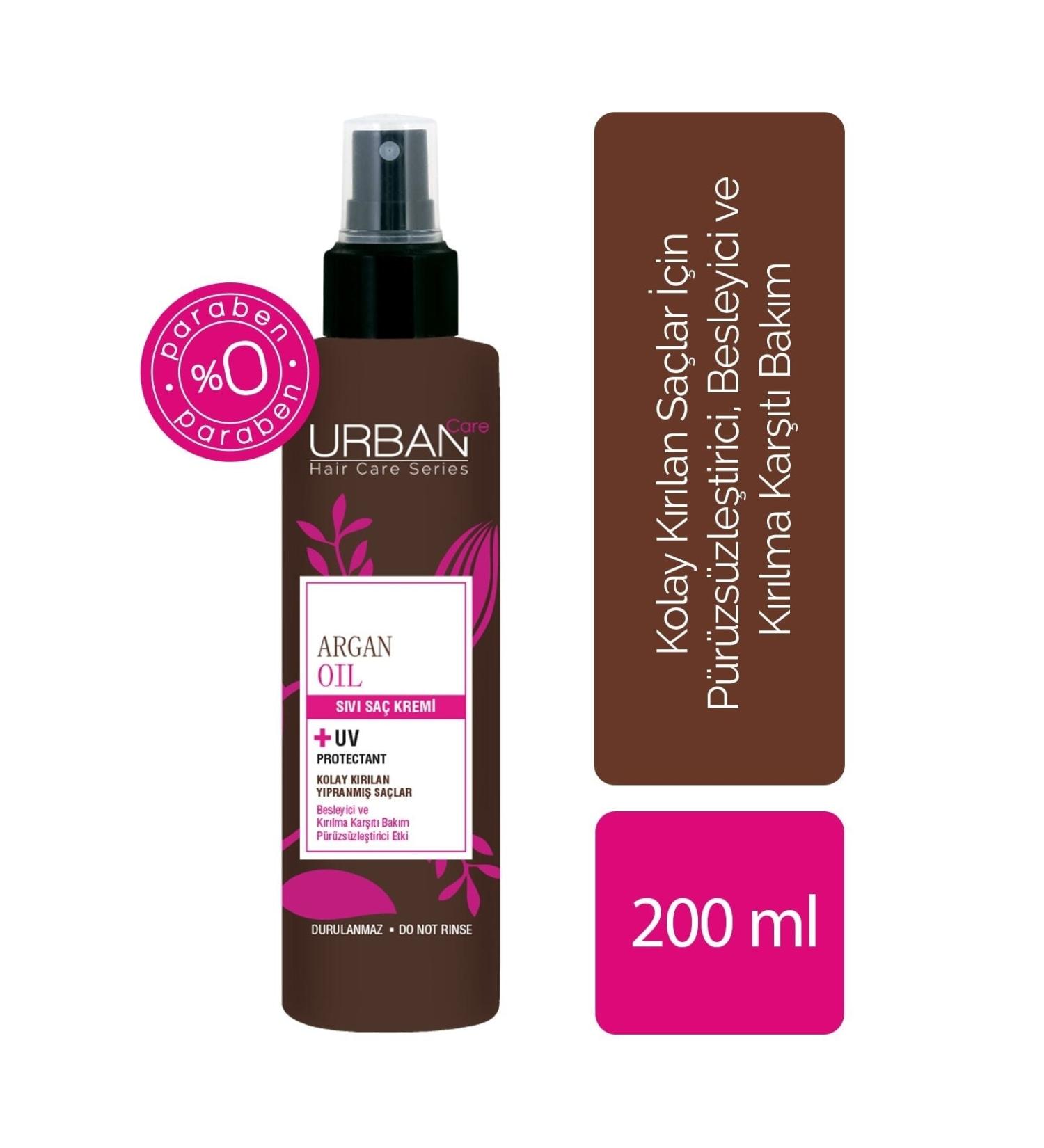 Urban Care Argan Oil & Keratin Anti-Breakage Liquid Conditioner 200 Ml