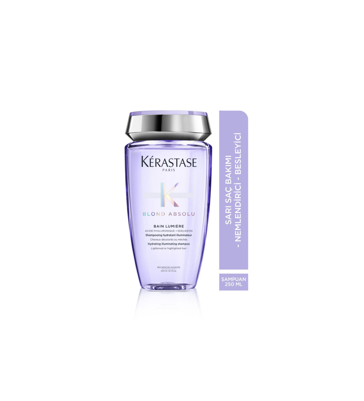 Kerastase Blond Absolu Bain Lumiere-Hyaluronic Acid Moisturizing Purifying Shine Shampoo 250 ml