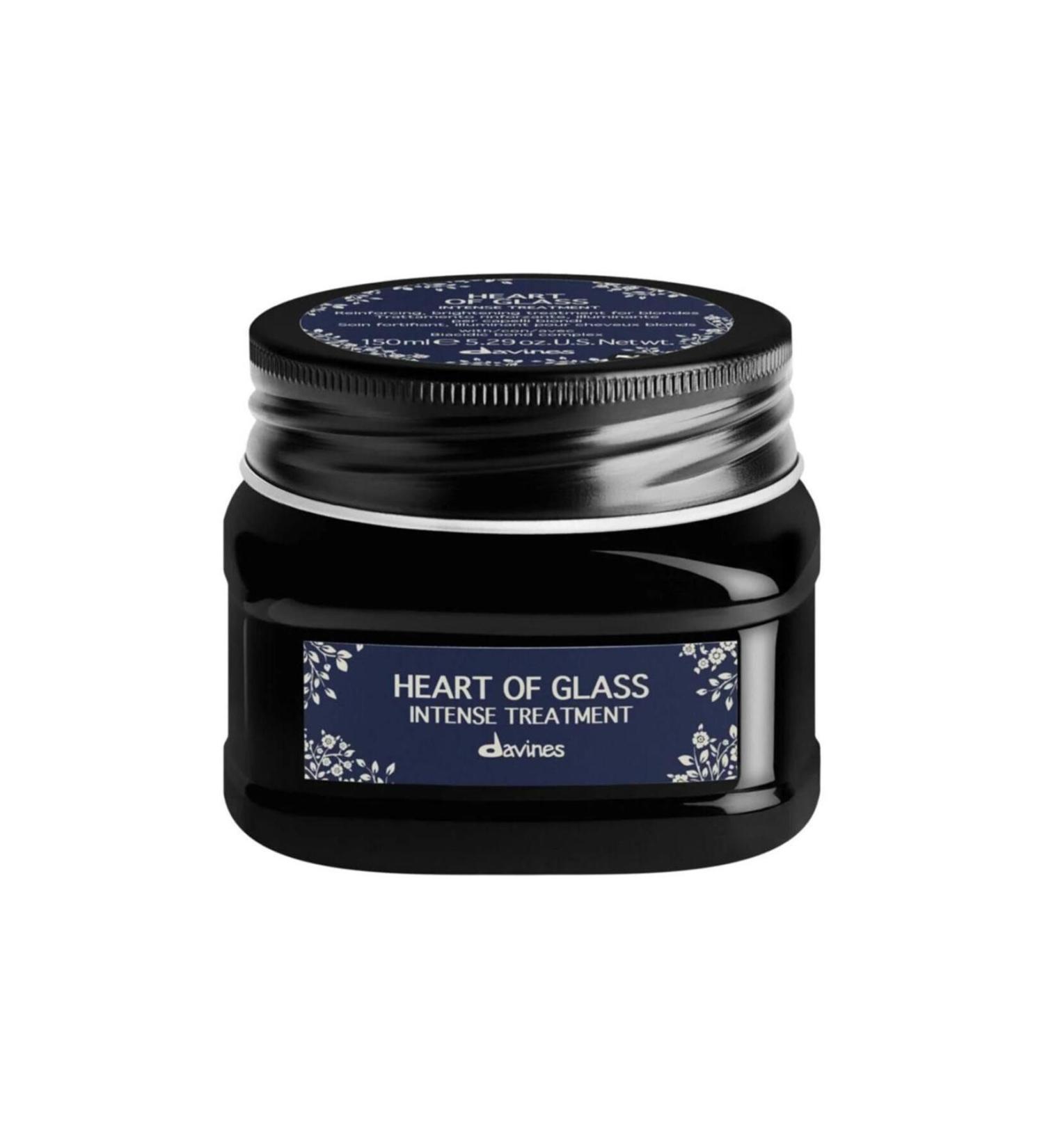 Davines HEART OF GLASS INTENSE TREATMENT-INTENSIVE CARE FOR CHEMICALLY TREATED BLONDE HAIR 150ML EVA-NO242