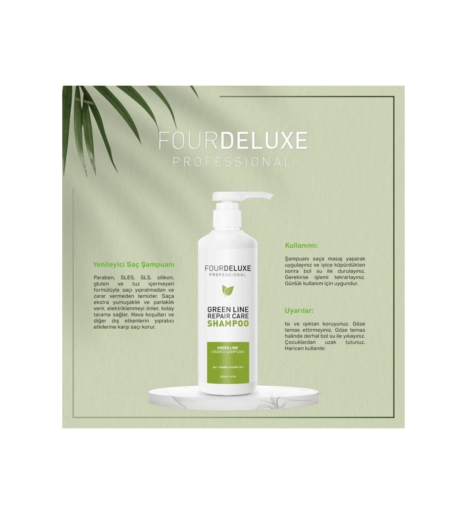 FourDeluxe Green Line Repair Care Shampoo
