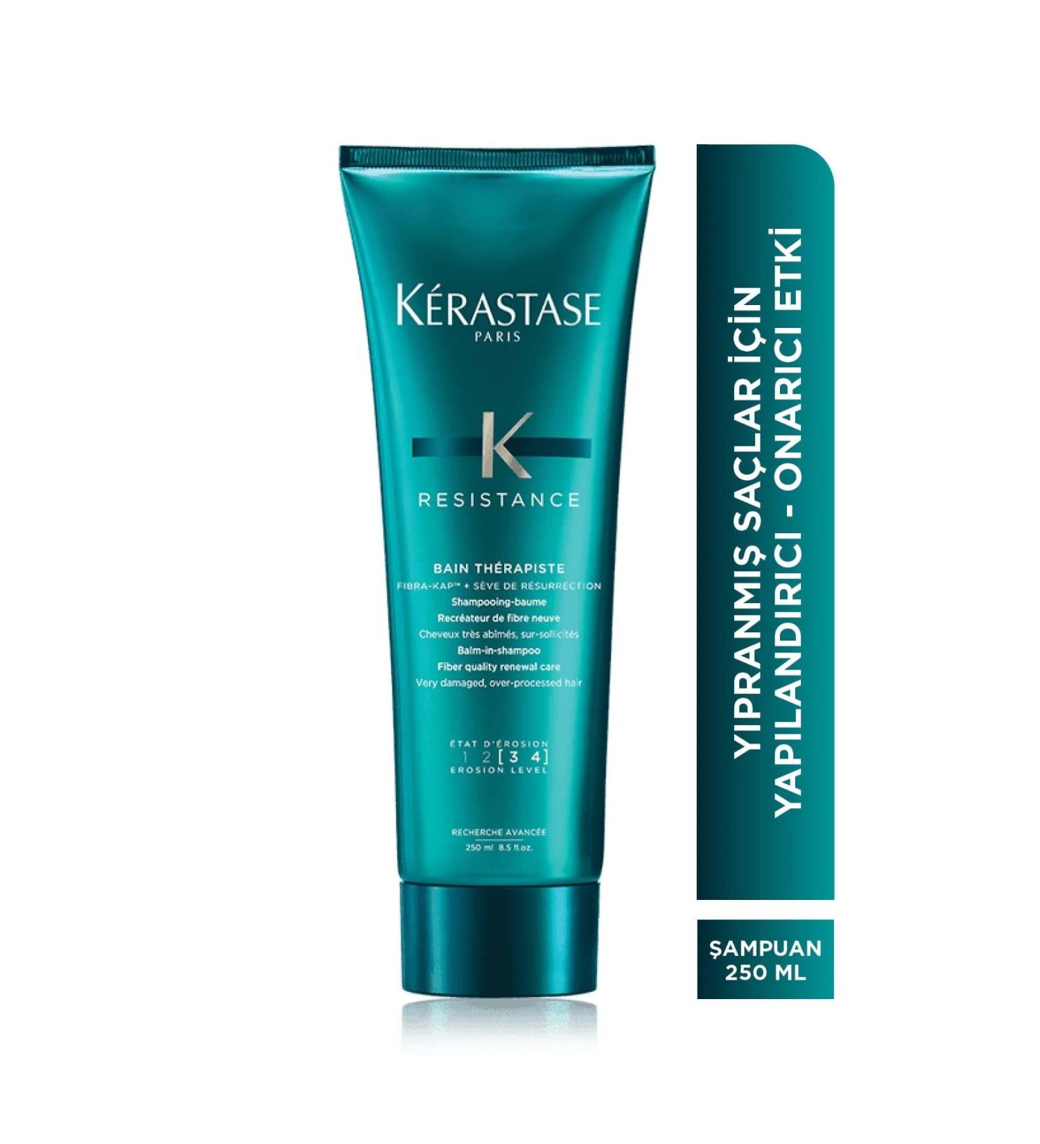 Kerastase Resistance Bain Therapiste Hair Bath for Over-Processed and Damaged Hair 250 Ml