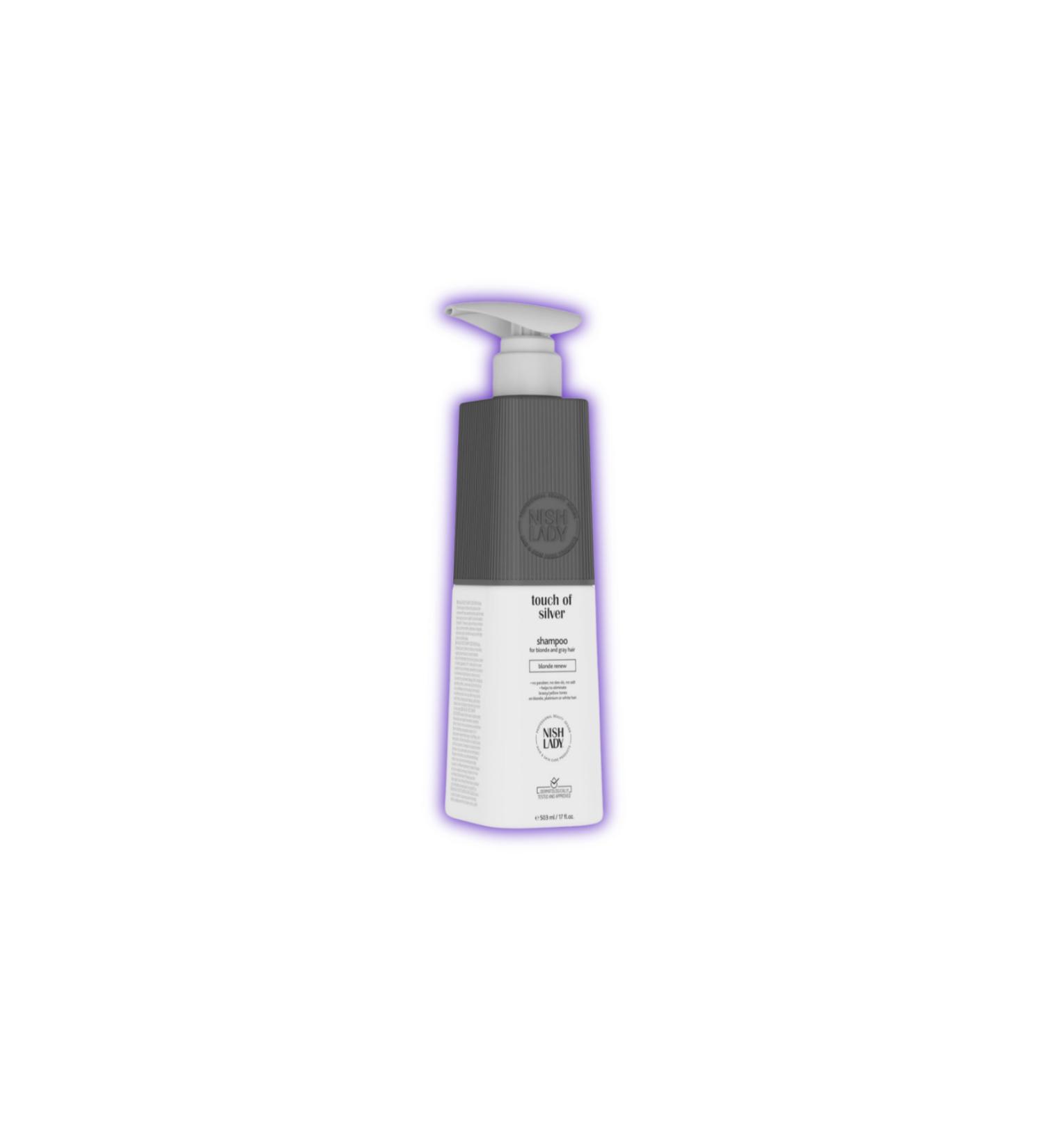 Nishlady Touch Of Silver Dore Destroying Anti-Orange Purple Shampoo 1000 ML