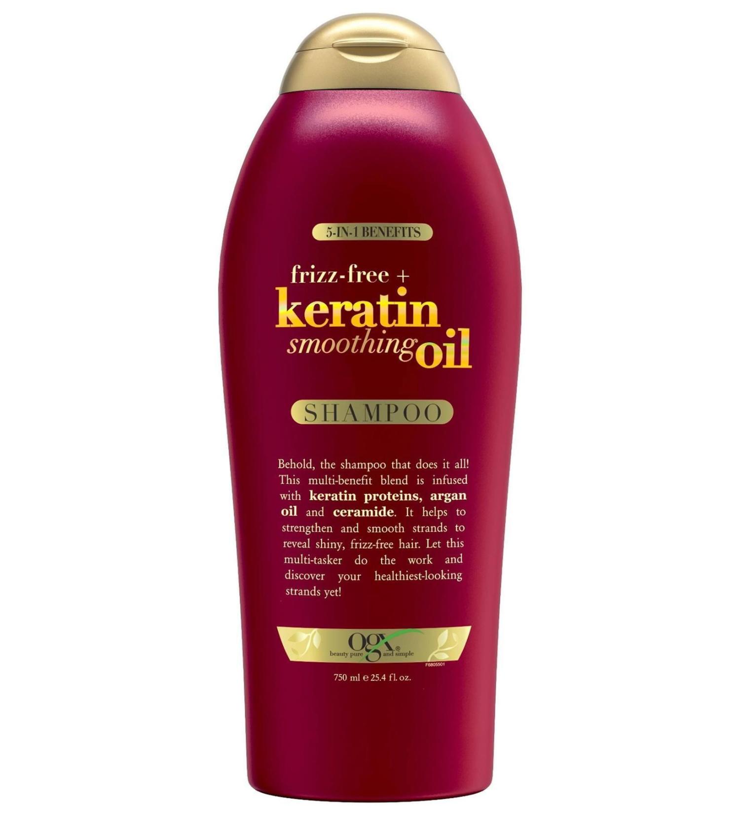OGX Keratin Oil Anti-Frizz Shampoo 750ML