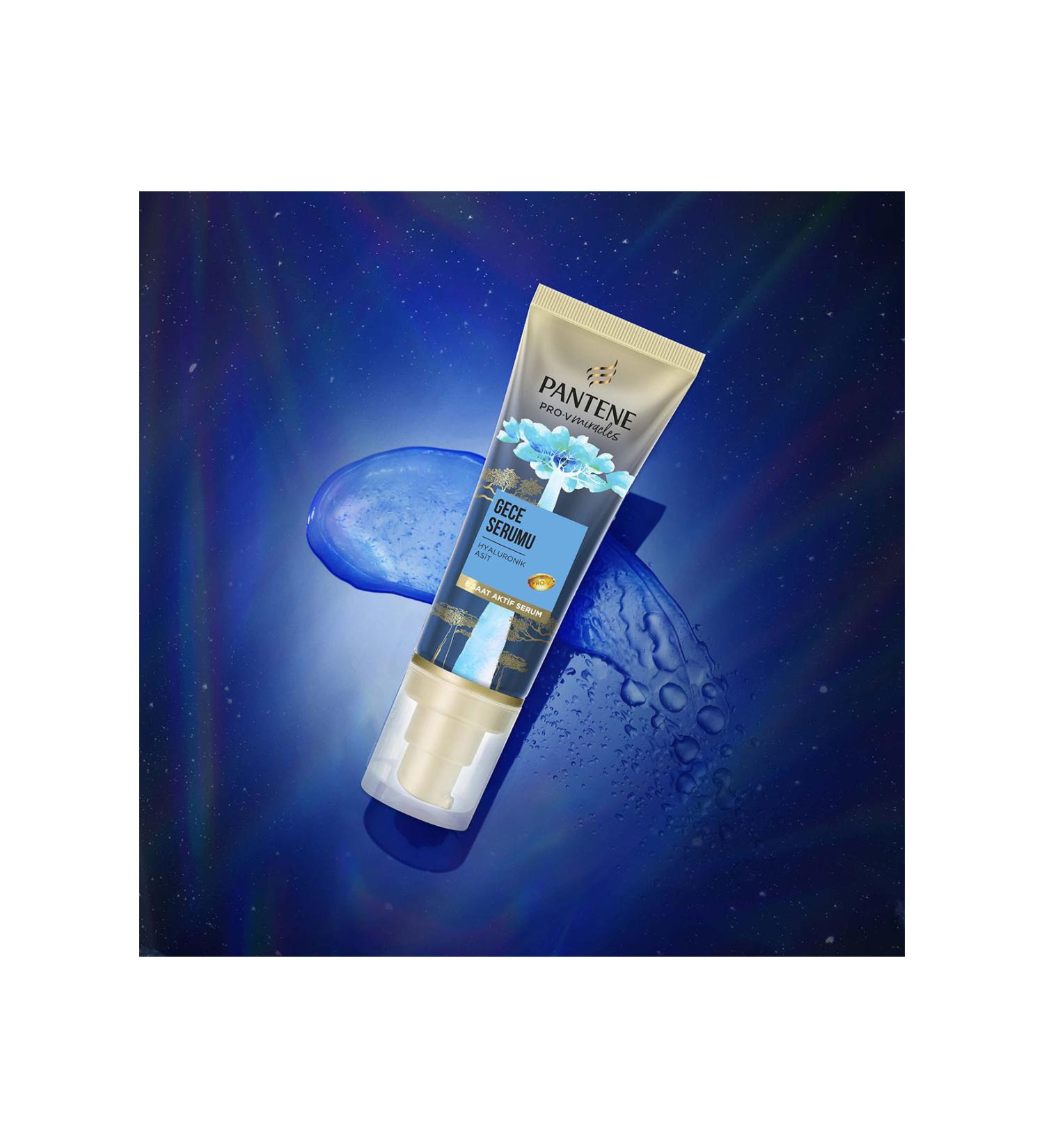 Pantene DRY AND BROKEN HAIR MIRACLES HYDRA GLOW REPAIR AND MOISTURIZING NIGHT SERUM 70 ML - Buy Online on GoSupps.com