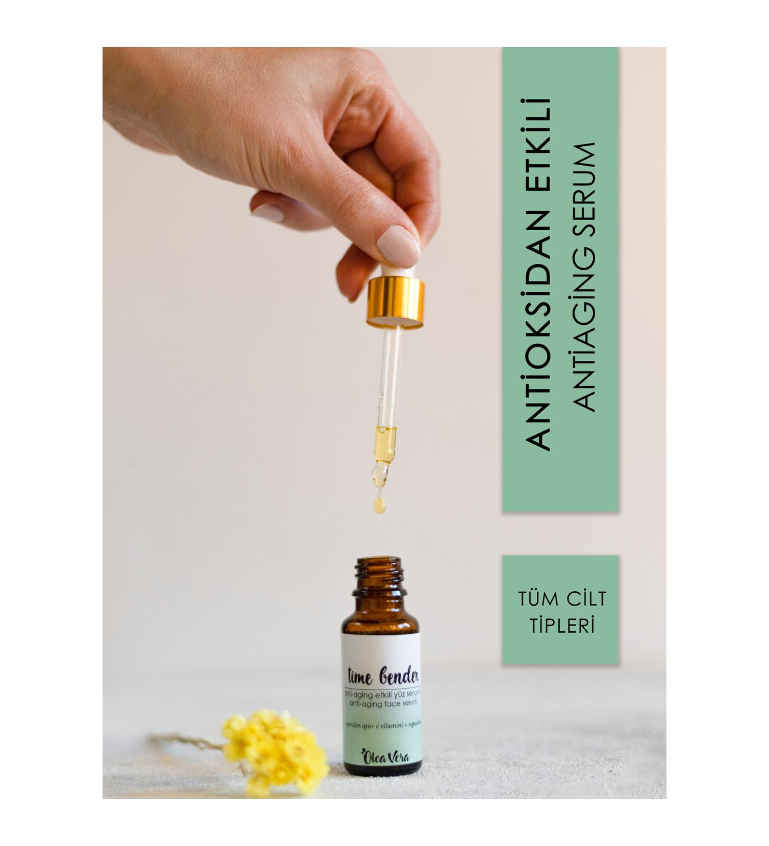 Olea Vera Time Bender Antiaging Effective Natural Face Serum - Buy Online on GoSupps.com