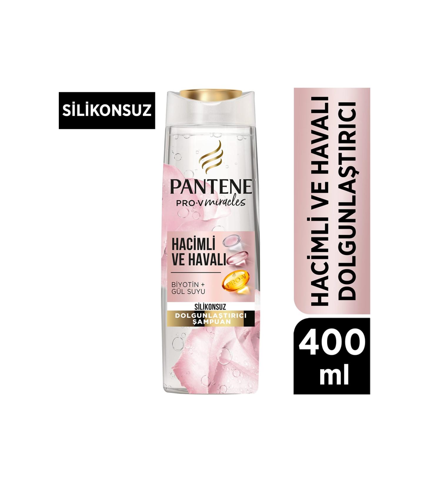 Pantene Silicone-Free Volumizing Shampoo Biotin and Rose Water 400ml - Buy Online on GoSupps.com