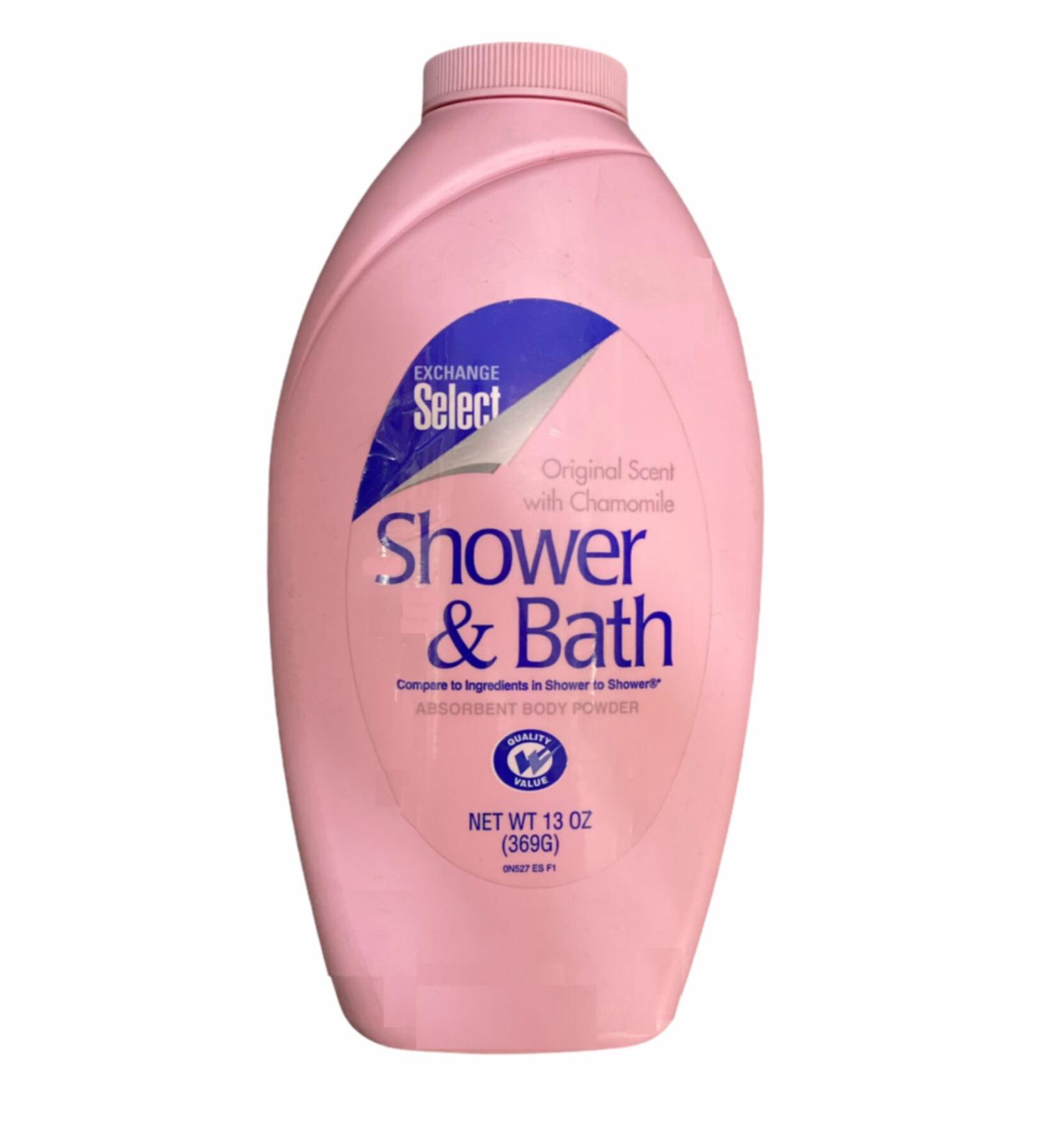 Johnson & Johnson Johnsons Exchange Select Shower Bath Absorbent Body Powder 396 G